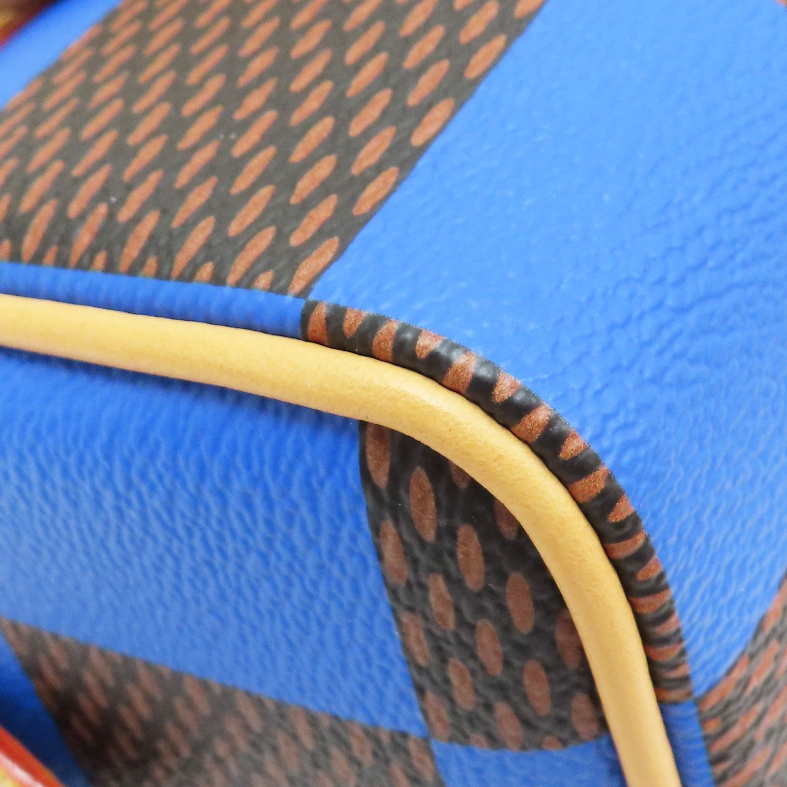Louis Vuitton Speedy 18 Bandouliere Damier Pop Blue Shoulder Handbag N 40595