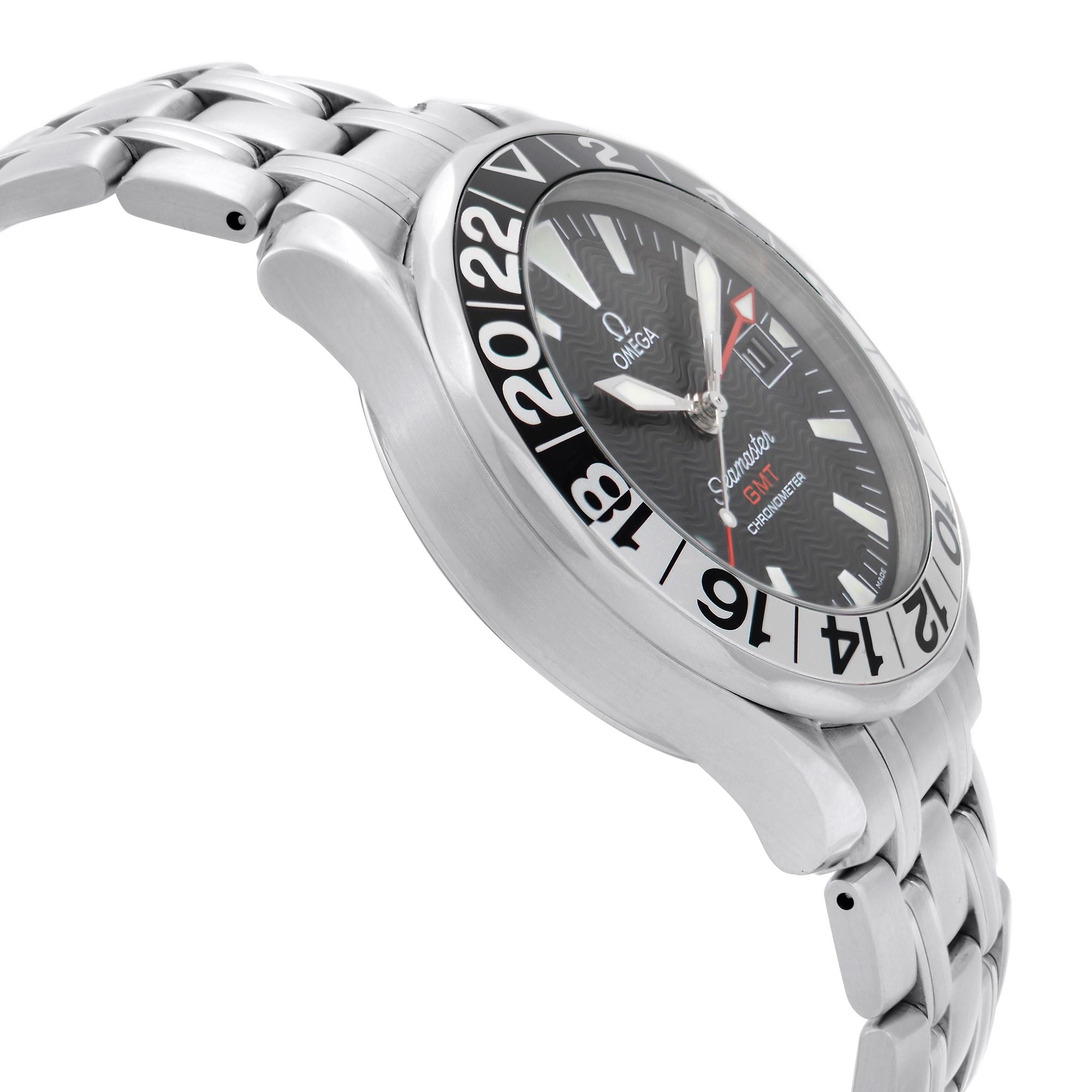 Omega Seamaster GMT 50th Anniversary Steel Black Dial Mens Watch 2234.50.00