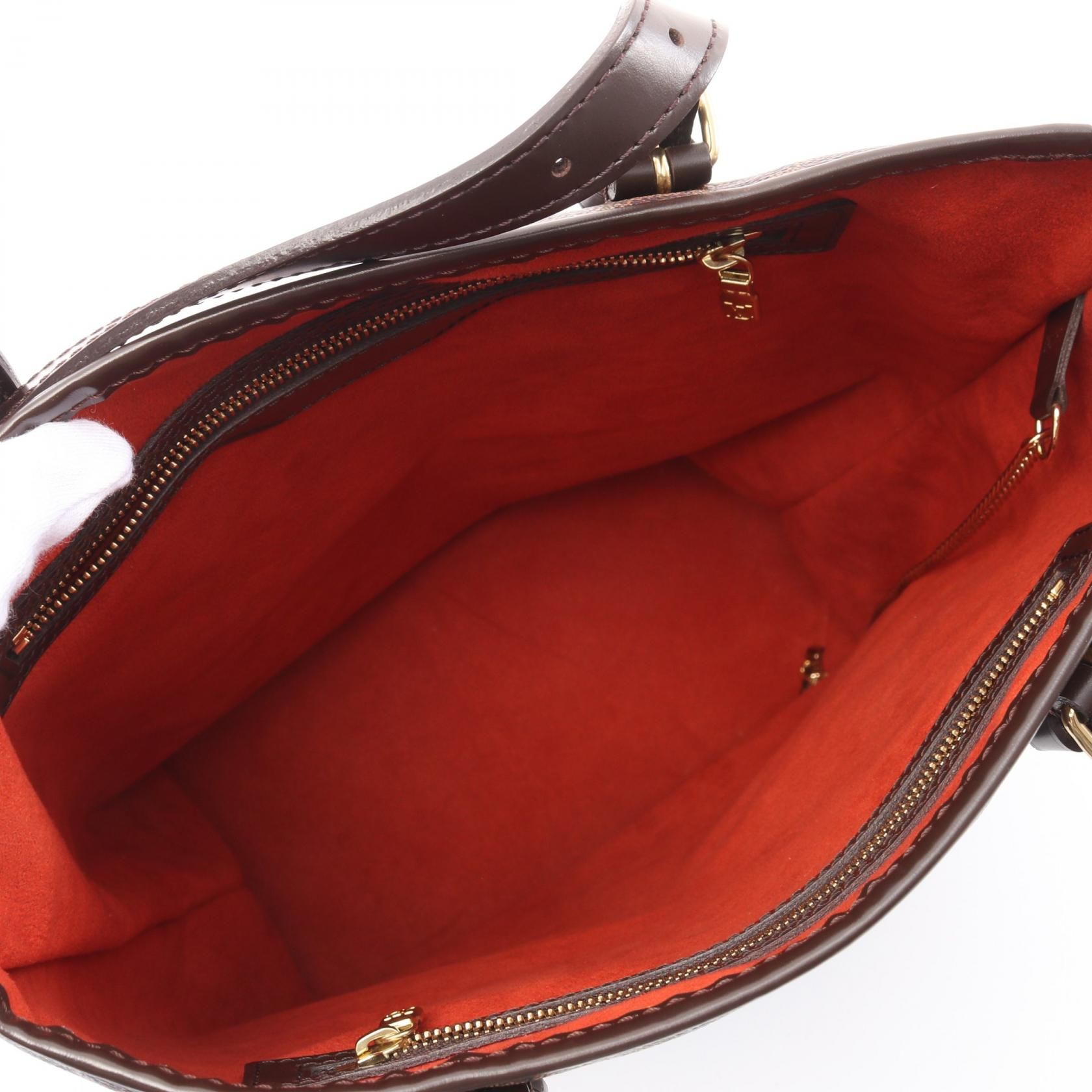 Louis Vuitton Bucket Gm Ebene Brown Shoulder Bag N 42236