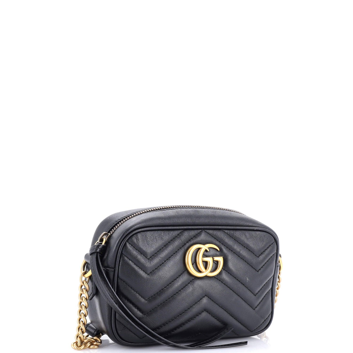 Gucci GG Marmont Shoulder Bag Matelasse Leather Mini