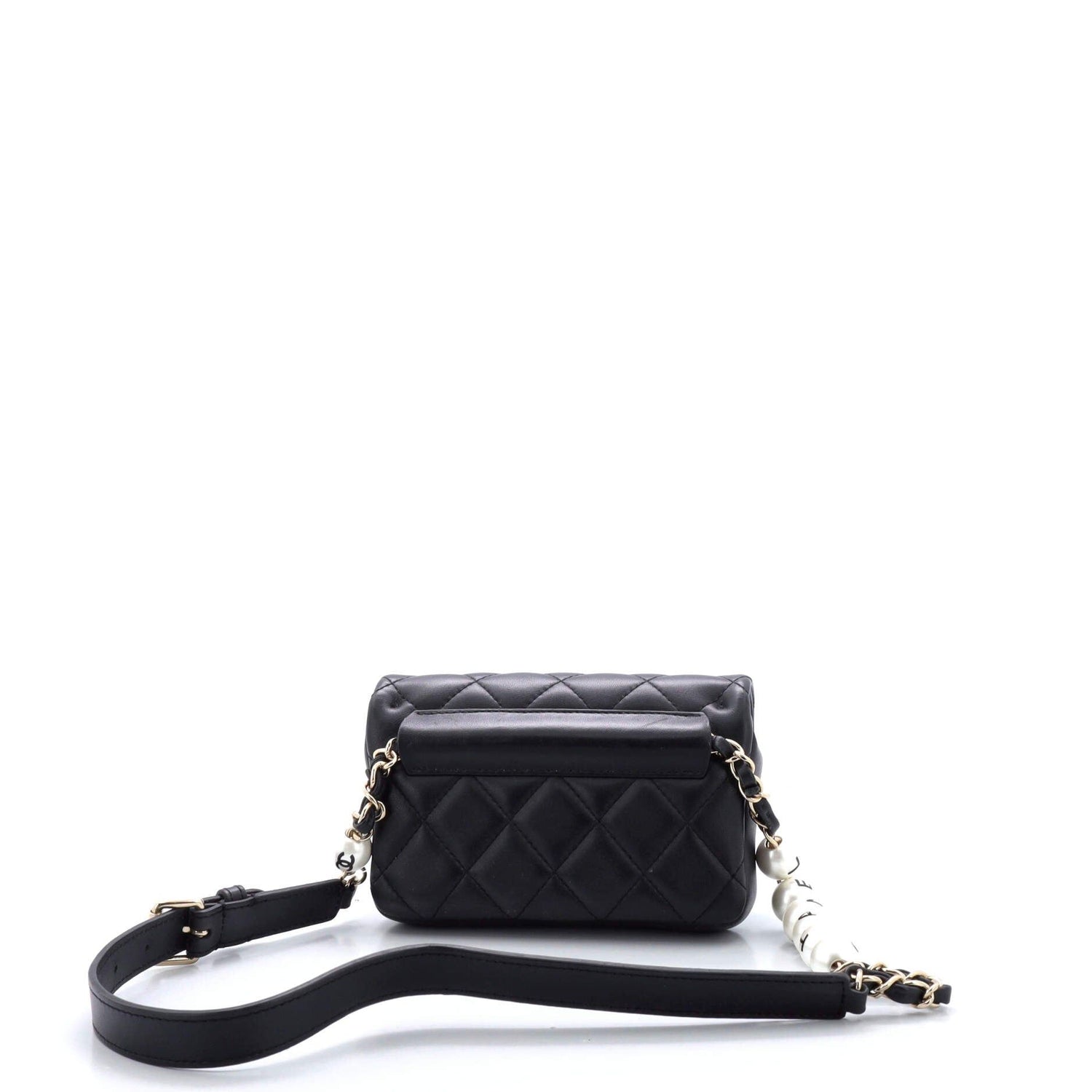 Chanel My Precious Pearls Waist Bag Quilted Lambskin Mini