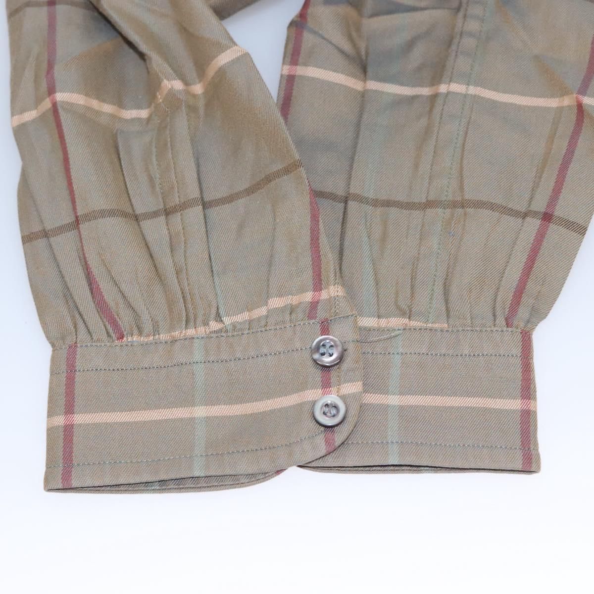 Burberrys Nova Check Shirt Cotton Beige Auth