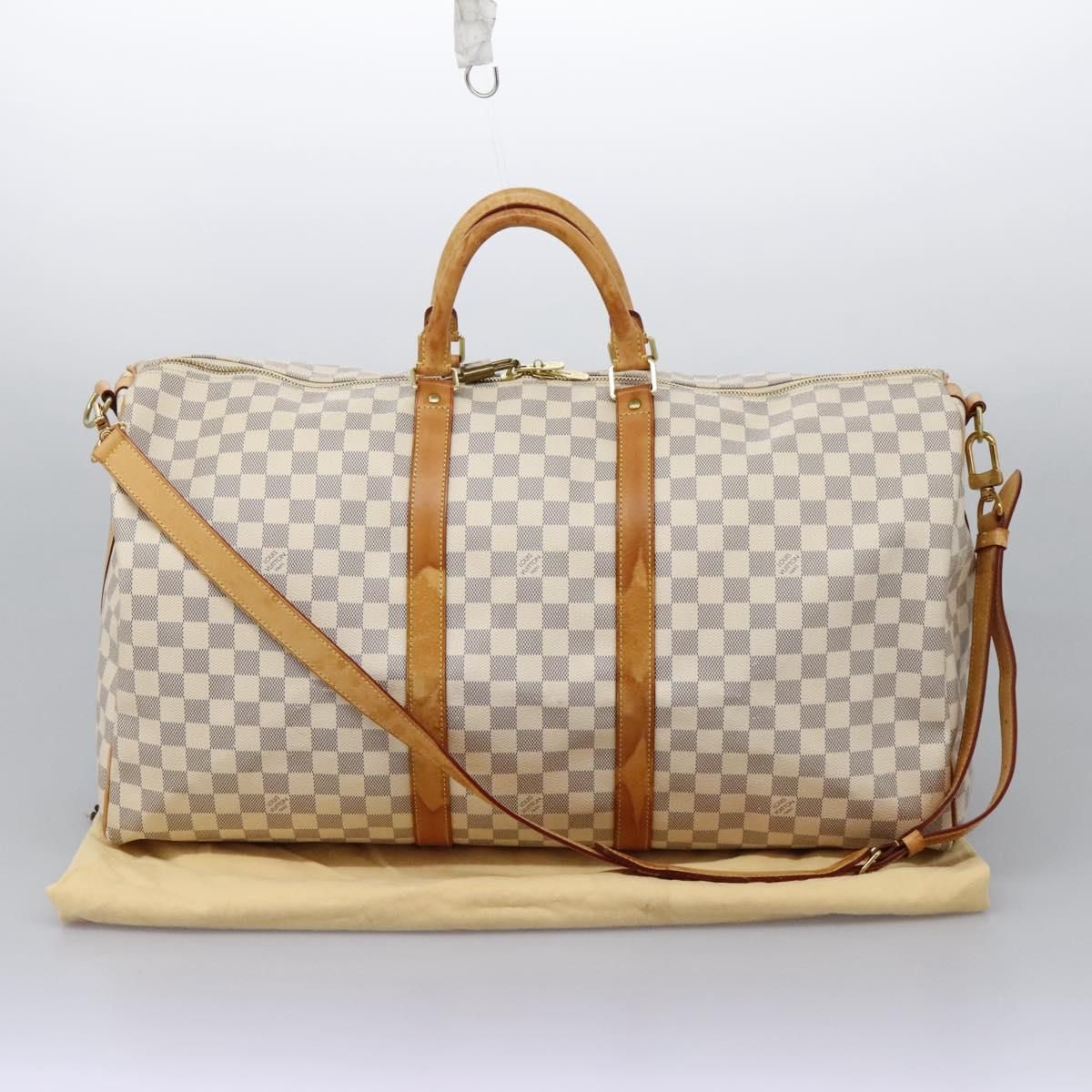 Louis Vuitton Keepall Bandouliere 55 Boston Bag N 41429 Auth