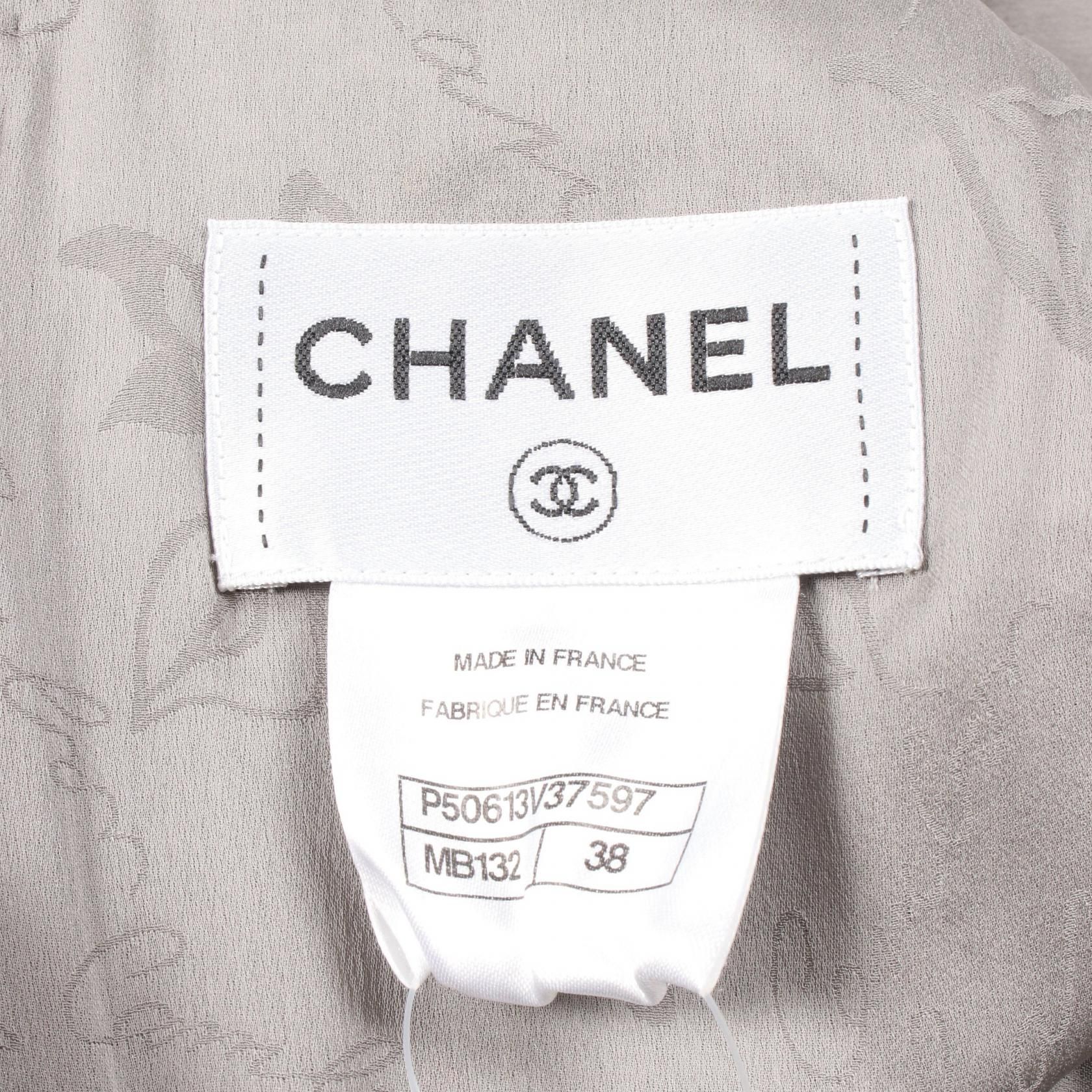 Chanel Black White Multicolor Tweed Dress Cotton Wool P 50613v 37597