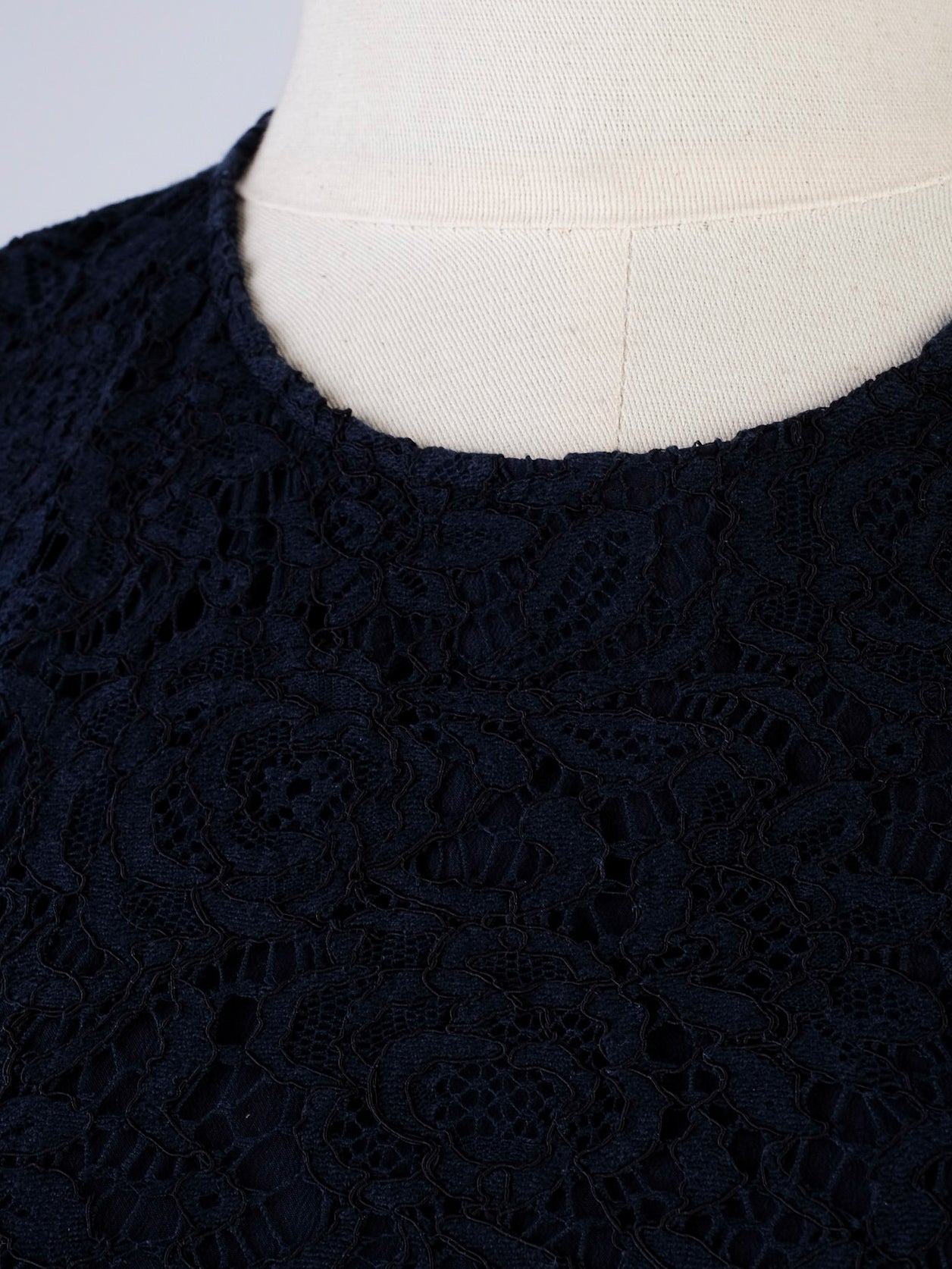 Excellent Burberry Blue Lace Dress Women&
