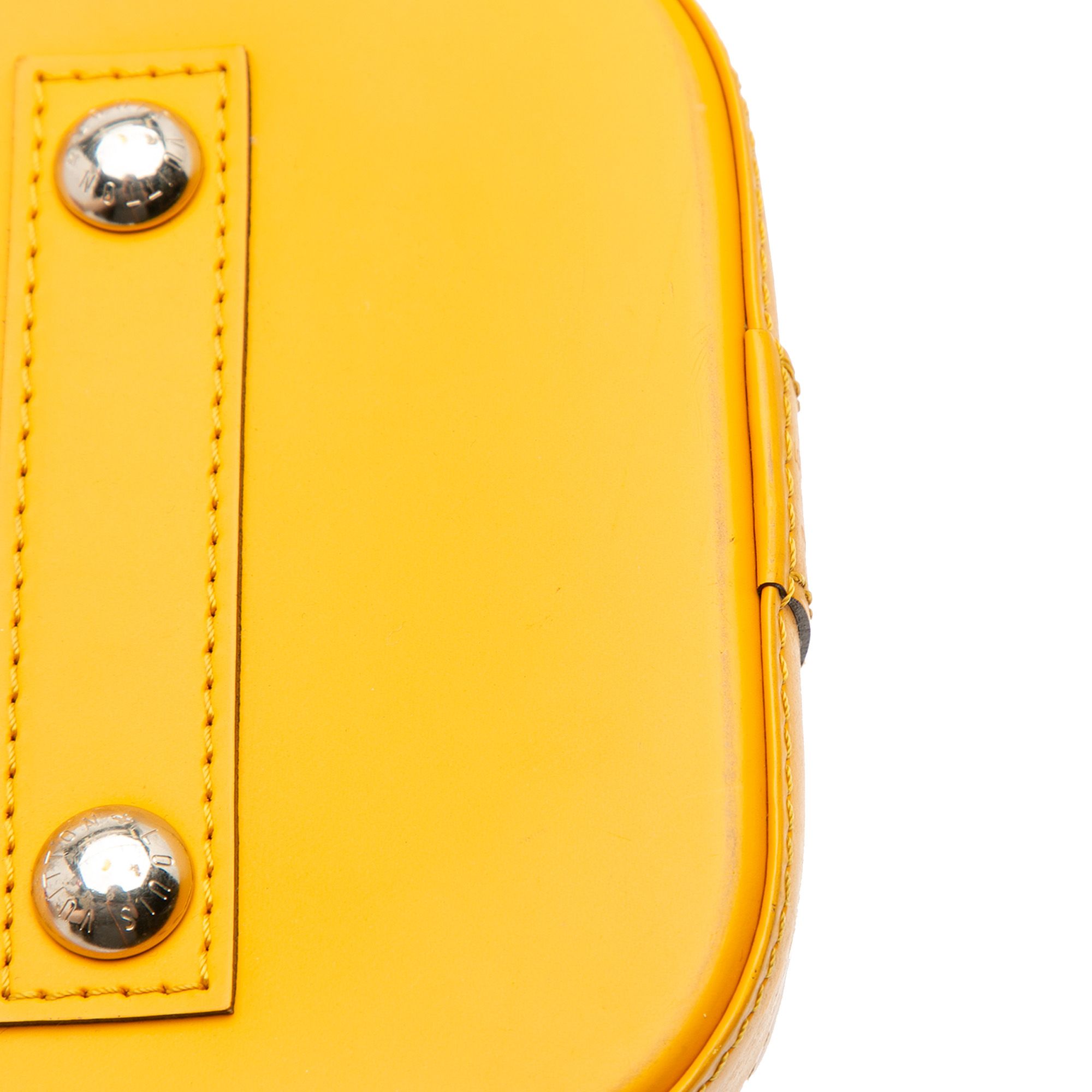 Louis Vuitton Epi Alma PM Yellow