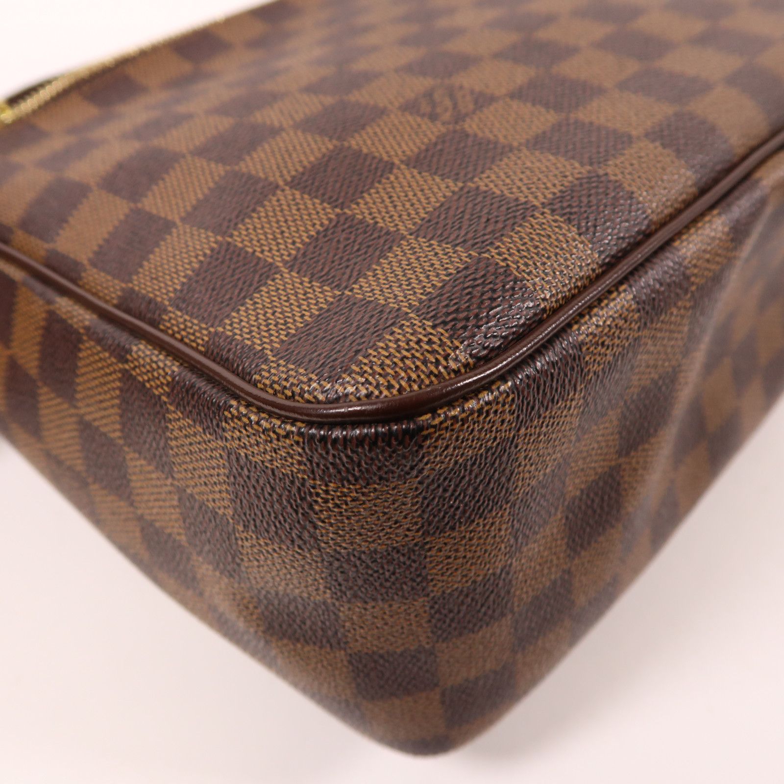 Louis Vuitton Damier Ebene Messenger Bag Palm Color Brown Shoulder Bag N 51125
