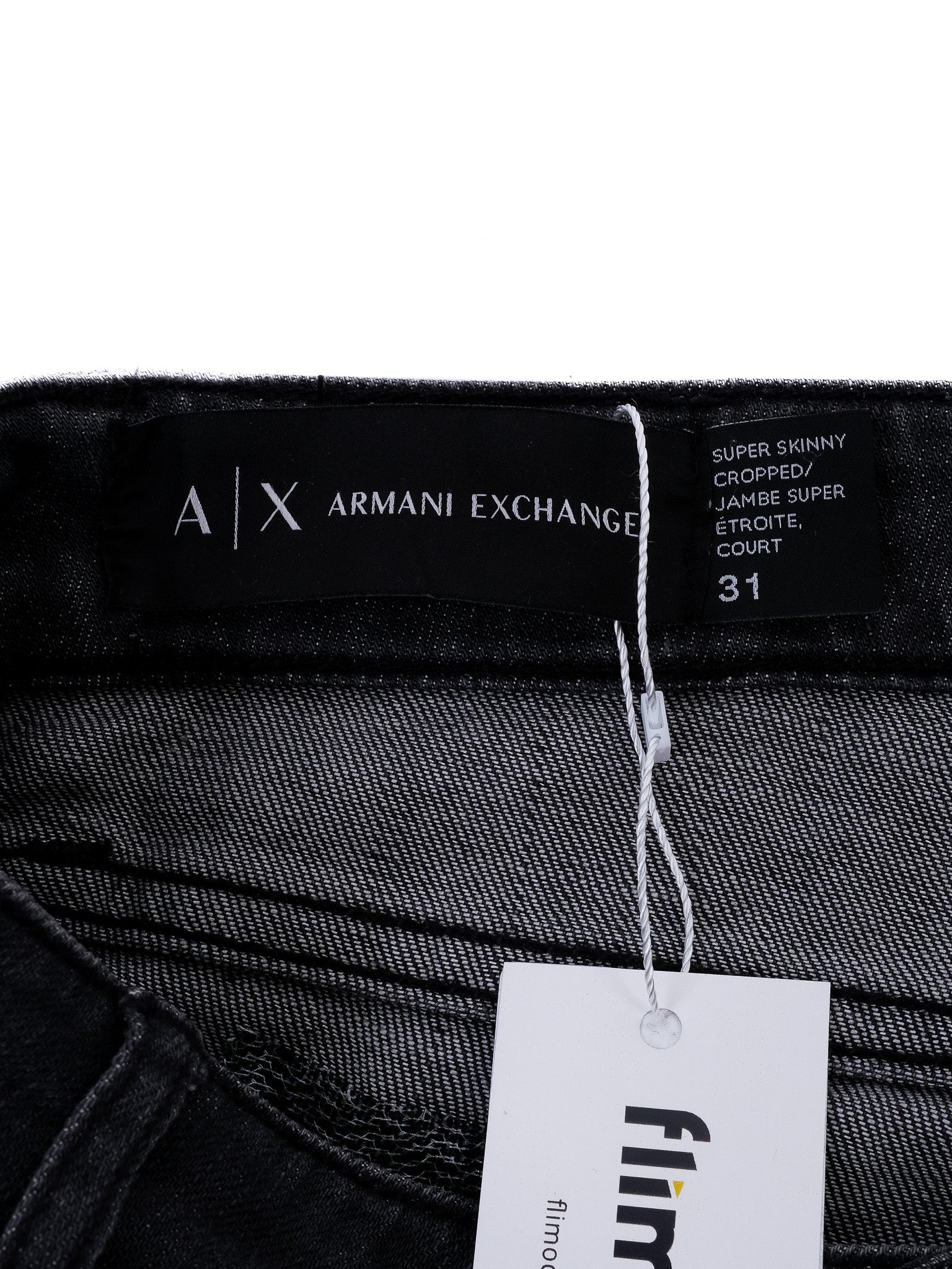 EXCELLENT Armani Exchange Gray Distressed Jeans for Women