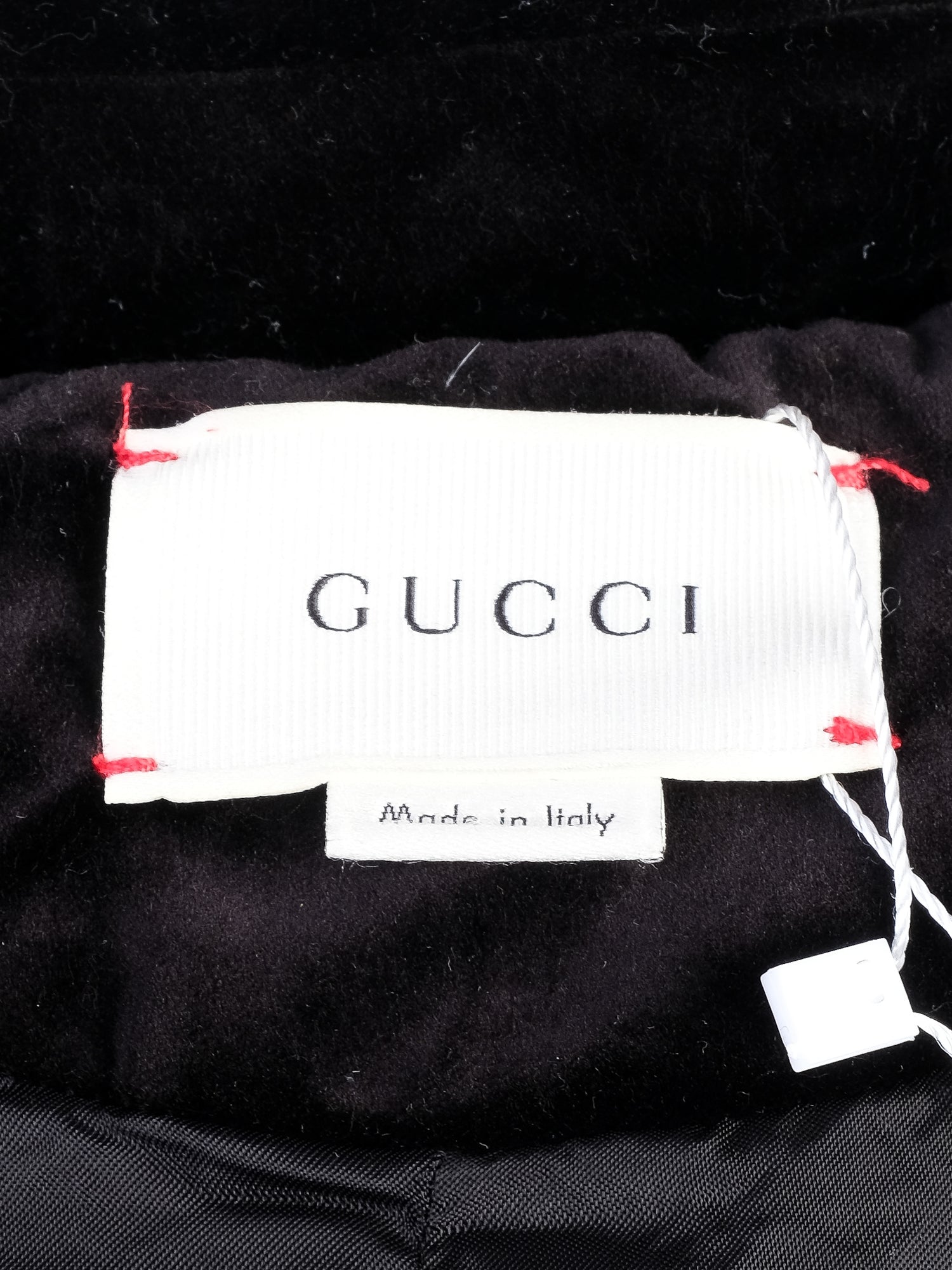 Gucci Kids Black Velvet Cape with Gold Detailing Size 6