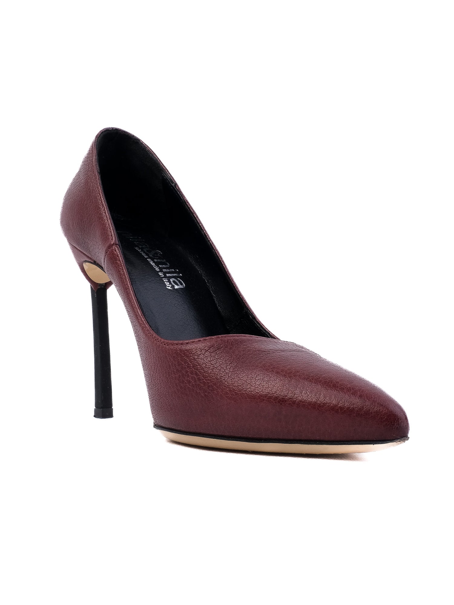 Excellent Nila&nila Red Pointed-Toe Pumps Size 37 Leather