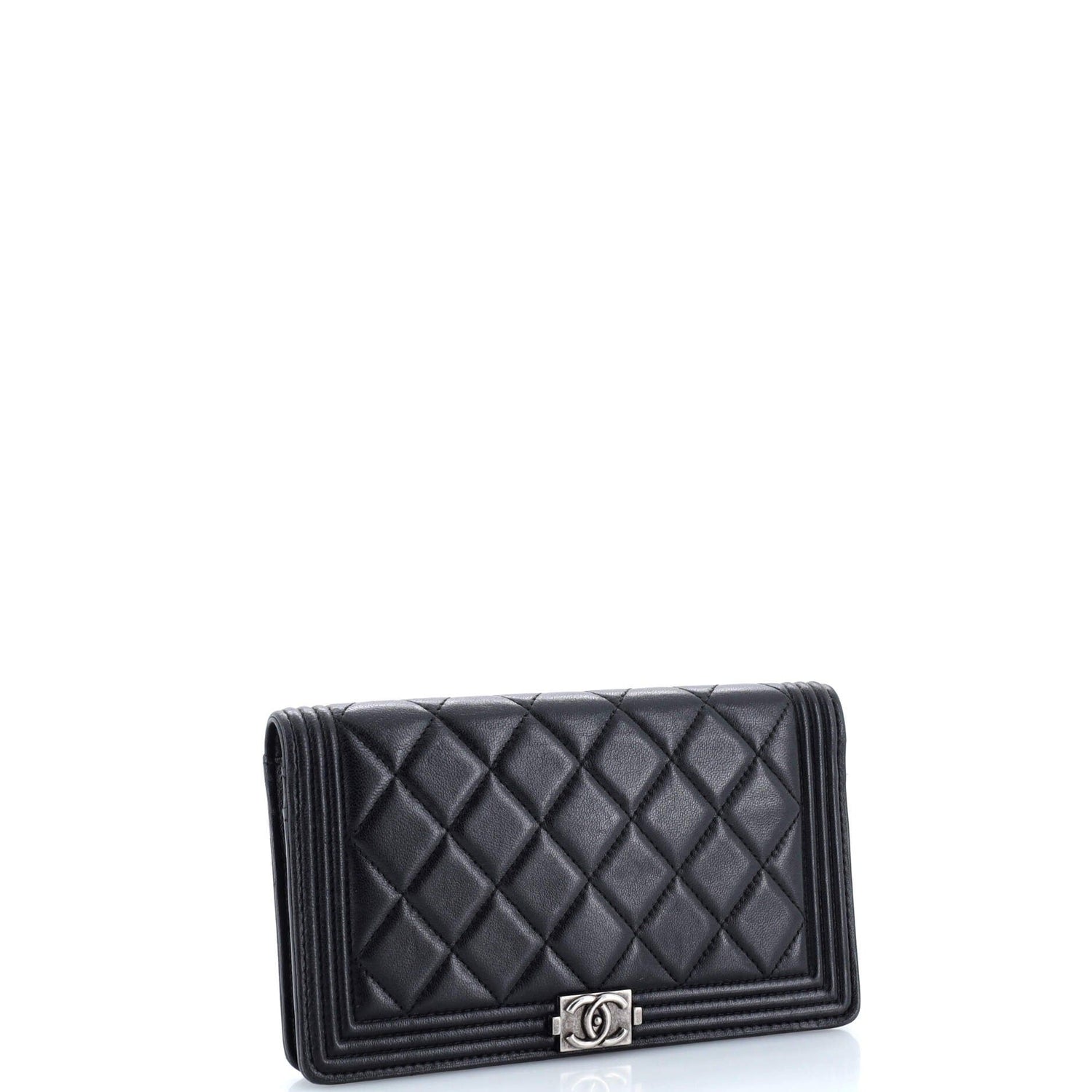 Chanel Boy Wallet On Chain Quilted Lambskin