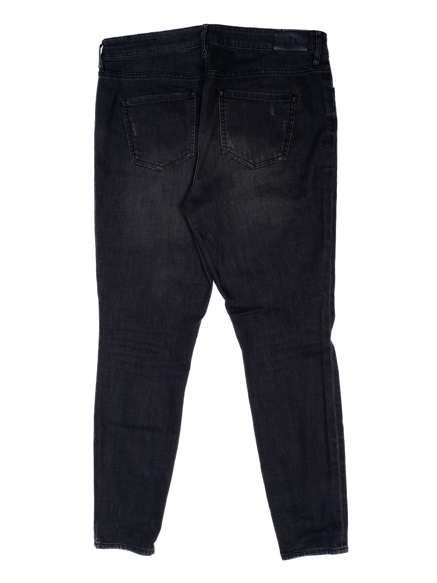 EXCELLENT Armani Exchange Gray Distressed Jeans for Women