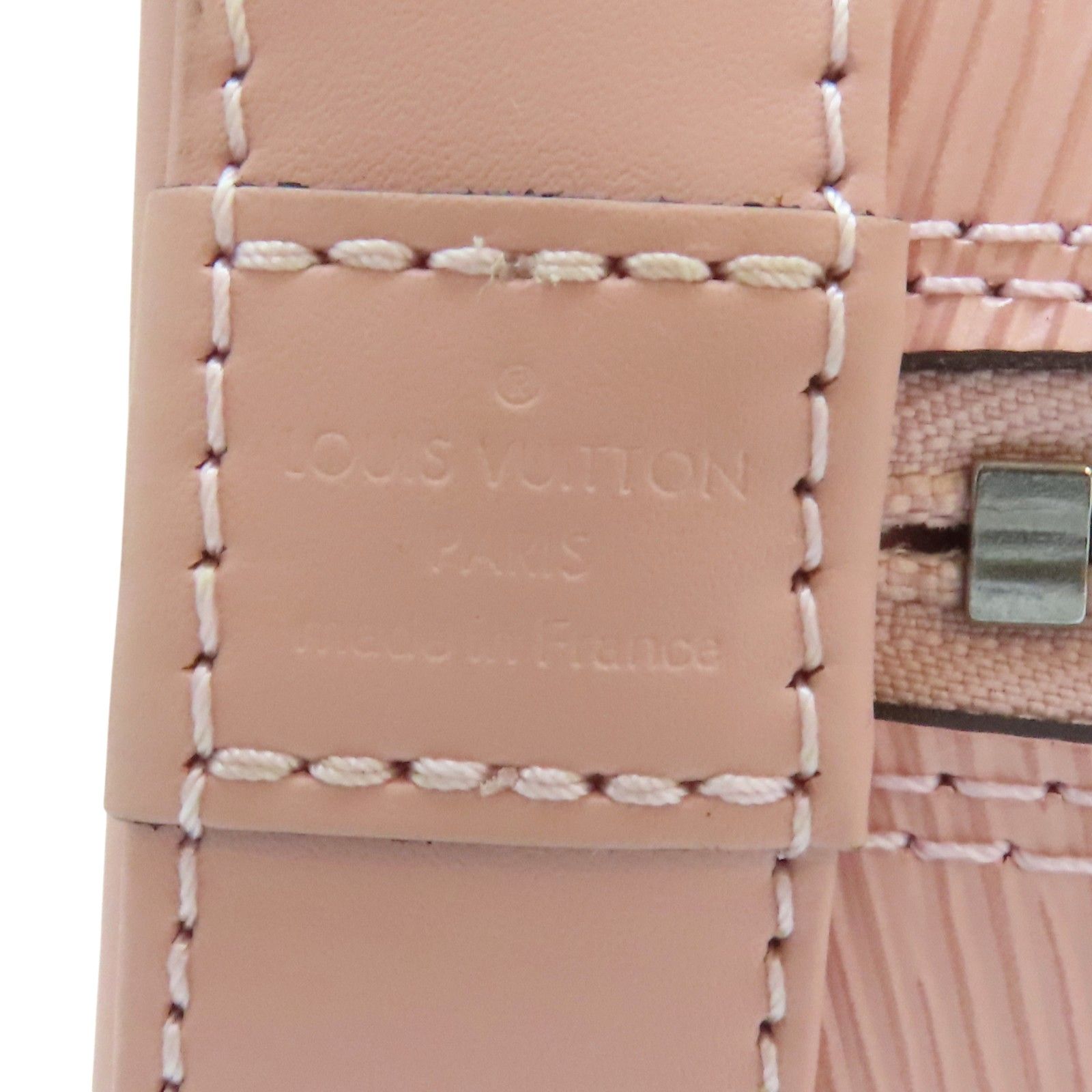 Louis Vuitton Alma Bb Shoulder Bag Epi Leather Pink (no Key) M 41327