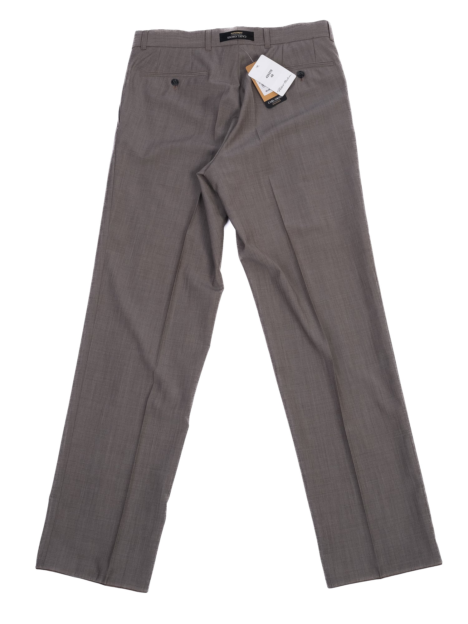 NEW Carl Gross Light Gray Wool MenÕs Suit Size XL