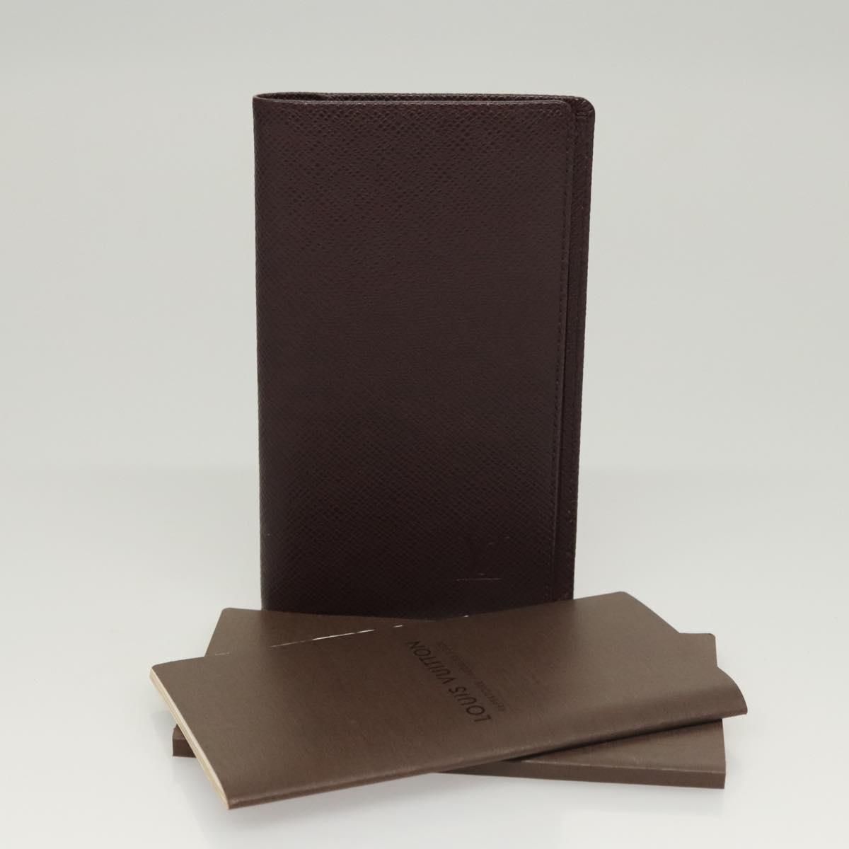 Louis Vuitton Taiga Agenda Posh Day Planner Cover Acajou R 20415 Lv Auth