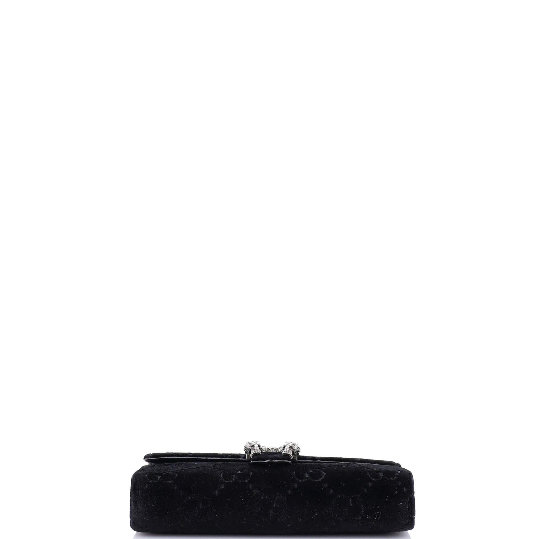 Gucci Dionysus Chain Wallet Gg Velvet Small