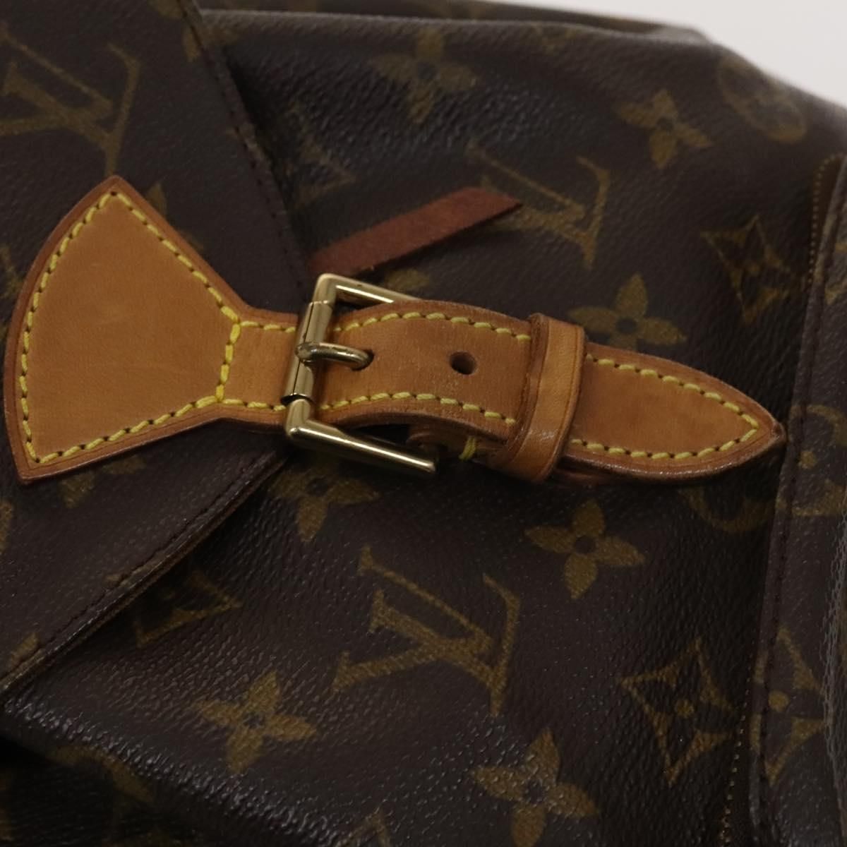 Louis Vuitton Monogram Montsouris Mm Backpack M 51136 Lv Auth