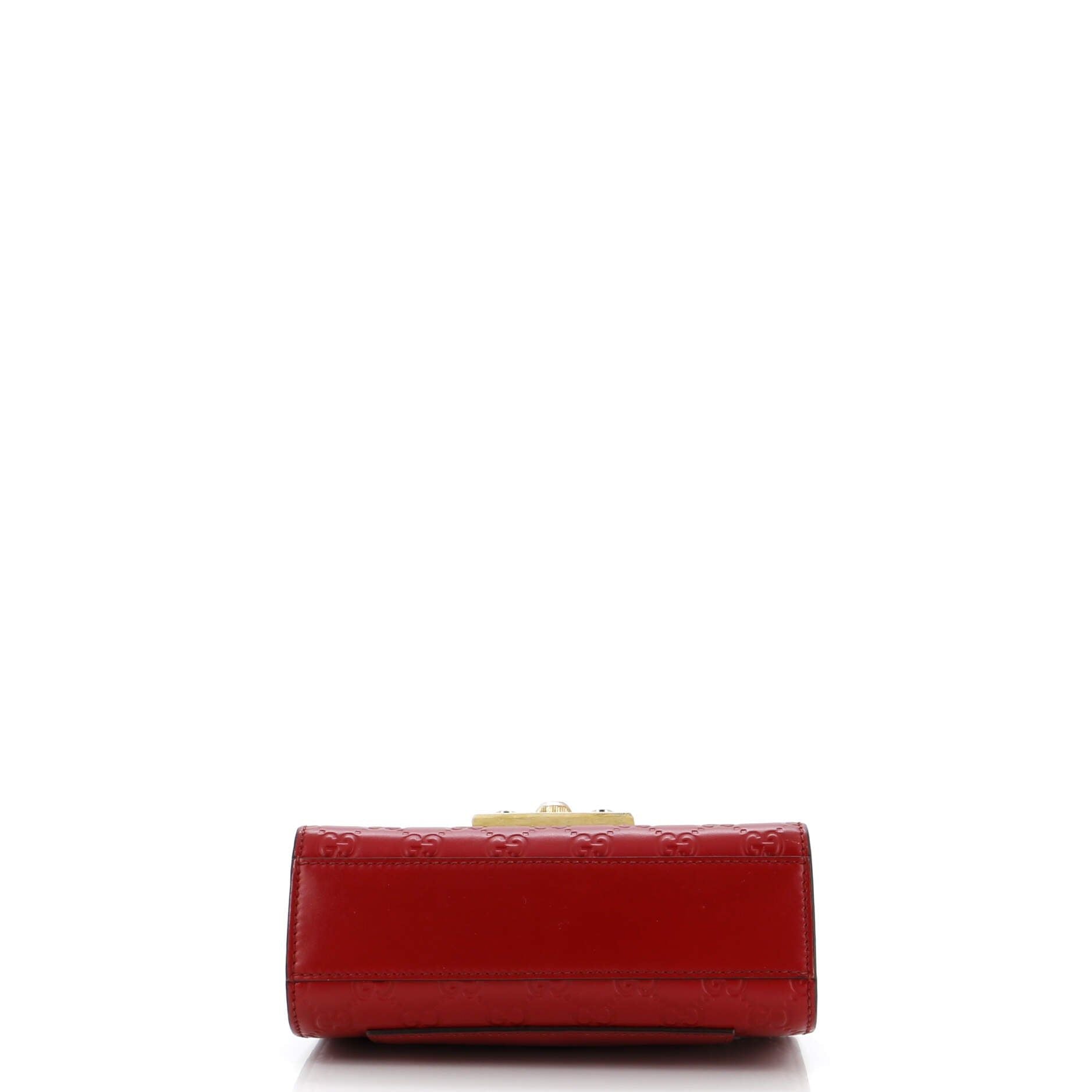 Gucci Padlock Shoulder Bag Guccissima Leather Small