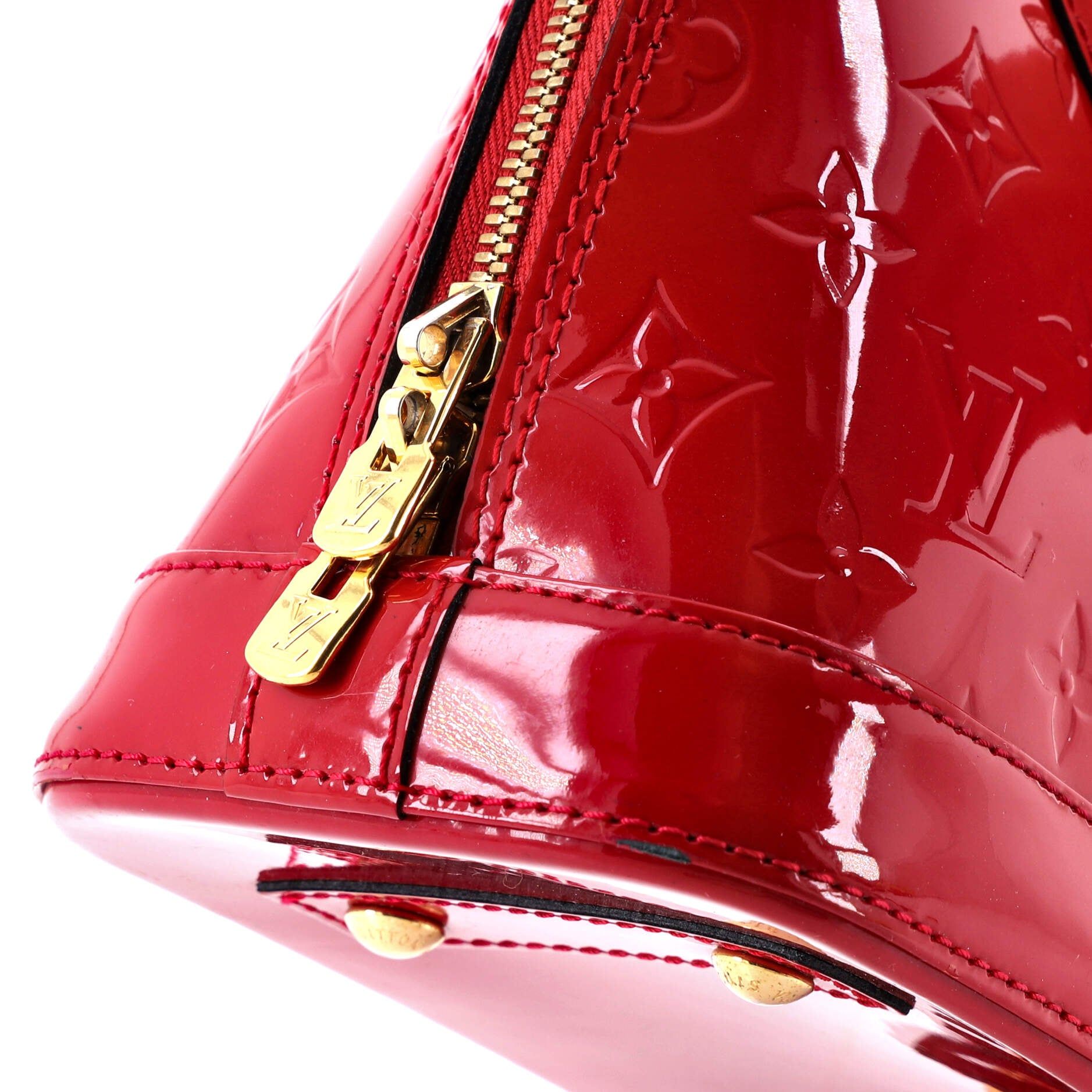 Louis Vuitton Alma Handbag Monogram Vernis Bb