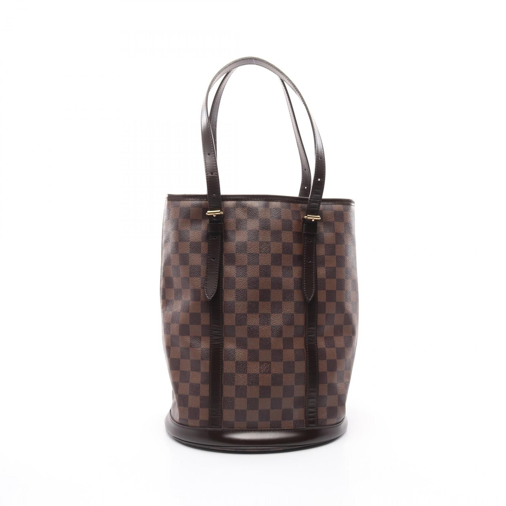 Louis Vuitton Bucket Gm Ebene Brown Shoulder Bag N 42236