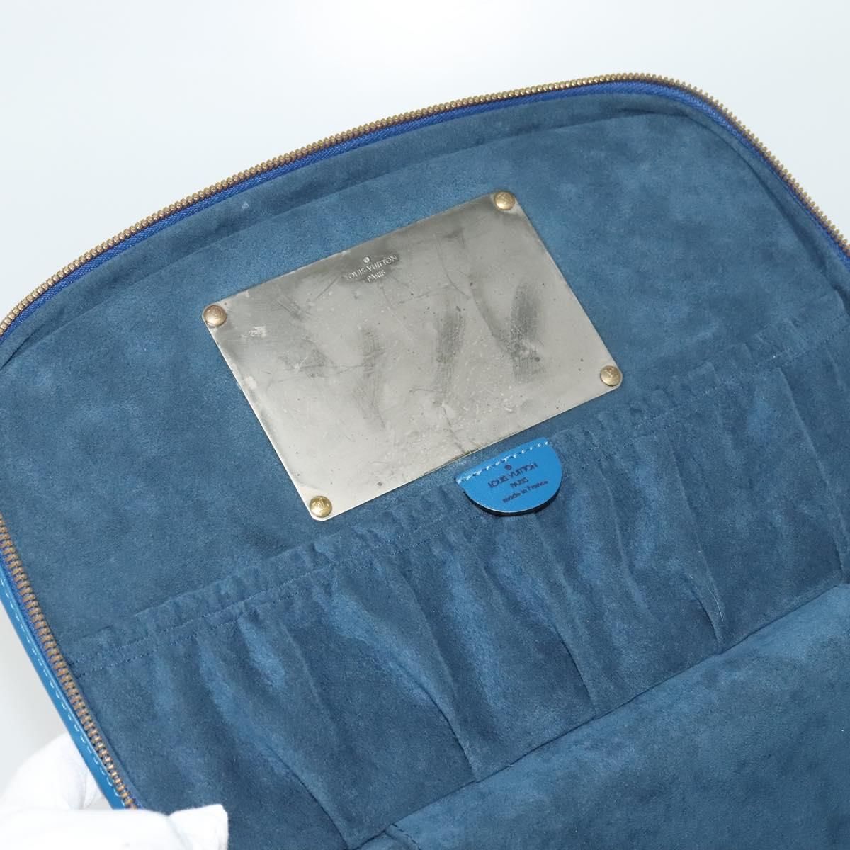 Louis Vuitton Epi Nice Hand Bag 2way Toledo Blue M 48015 Lv Auth