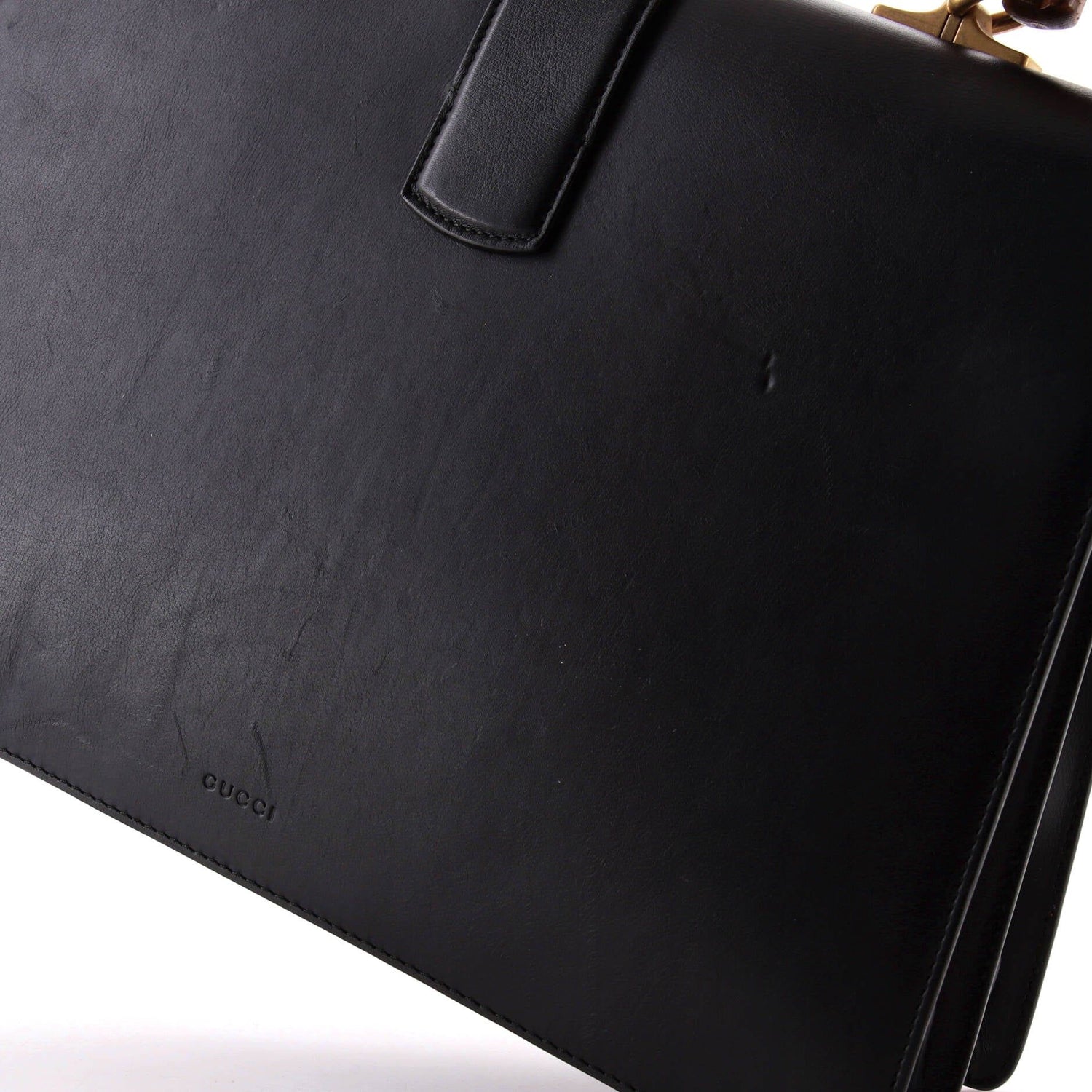 Gucci Dionysus Bamboo Top Handle Bag Colorblock Leather Large