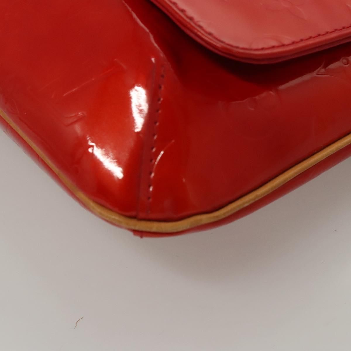 Louis Vuitton Vernis Thompson Street Bag Red M 91094 Lv Auth
