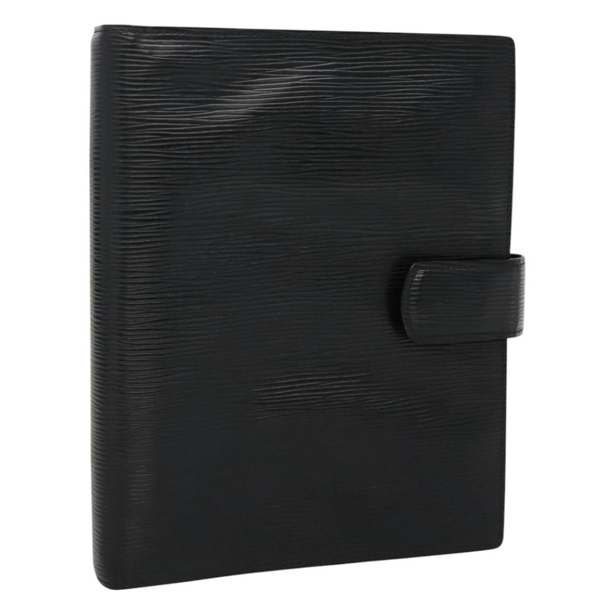Louis Vuitton Epi Agenda Gm Day Planner Cover Black R 20212 Lv Auth