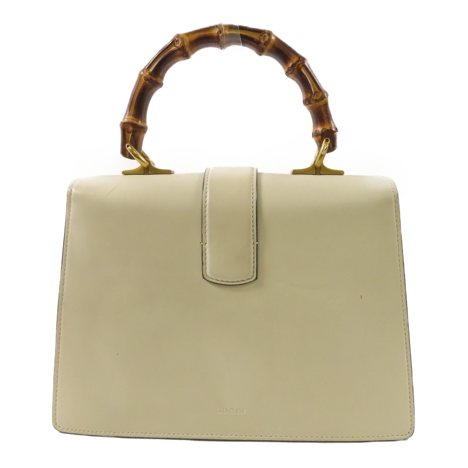 Gucci Cowhide Leather Dionysus Bamboo Gold Hand-turn Shoulder And Back Bags Rice Color/indigo/red 2way Shoulder Bag Beig