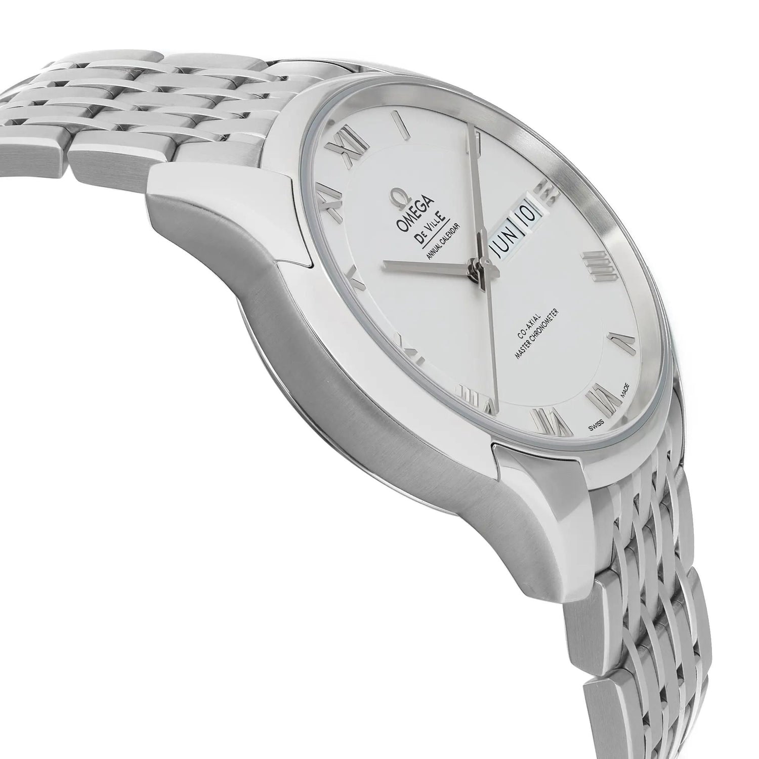 Omega De Ville Hour Vision 41mm Steel White Dial Men Watch 433.10.41.22.02.001