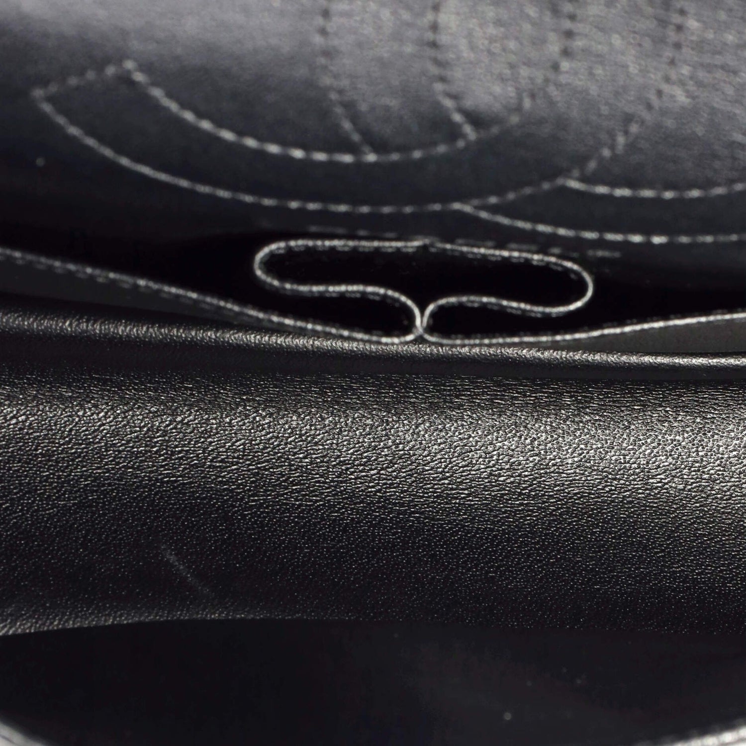 Chanel So Black Reissue 2.55 Flap Bag Chevron Aged Calfskin 225