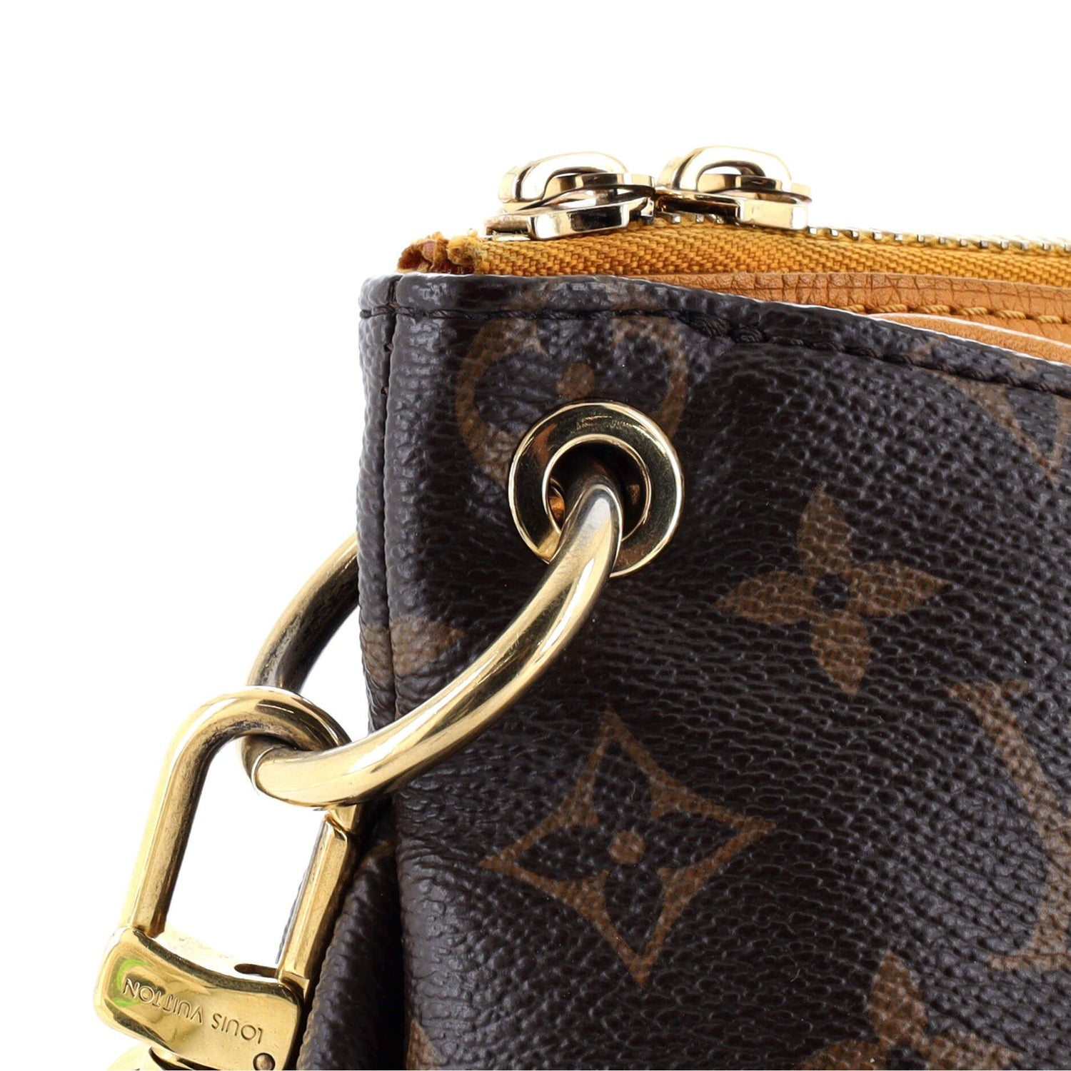 Louis Vuitton Pallas Tote Monogram Canvas With Leather