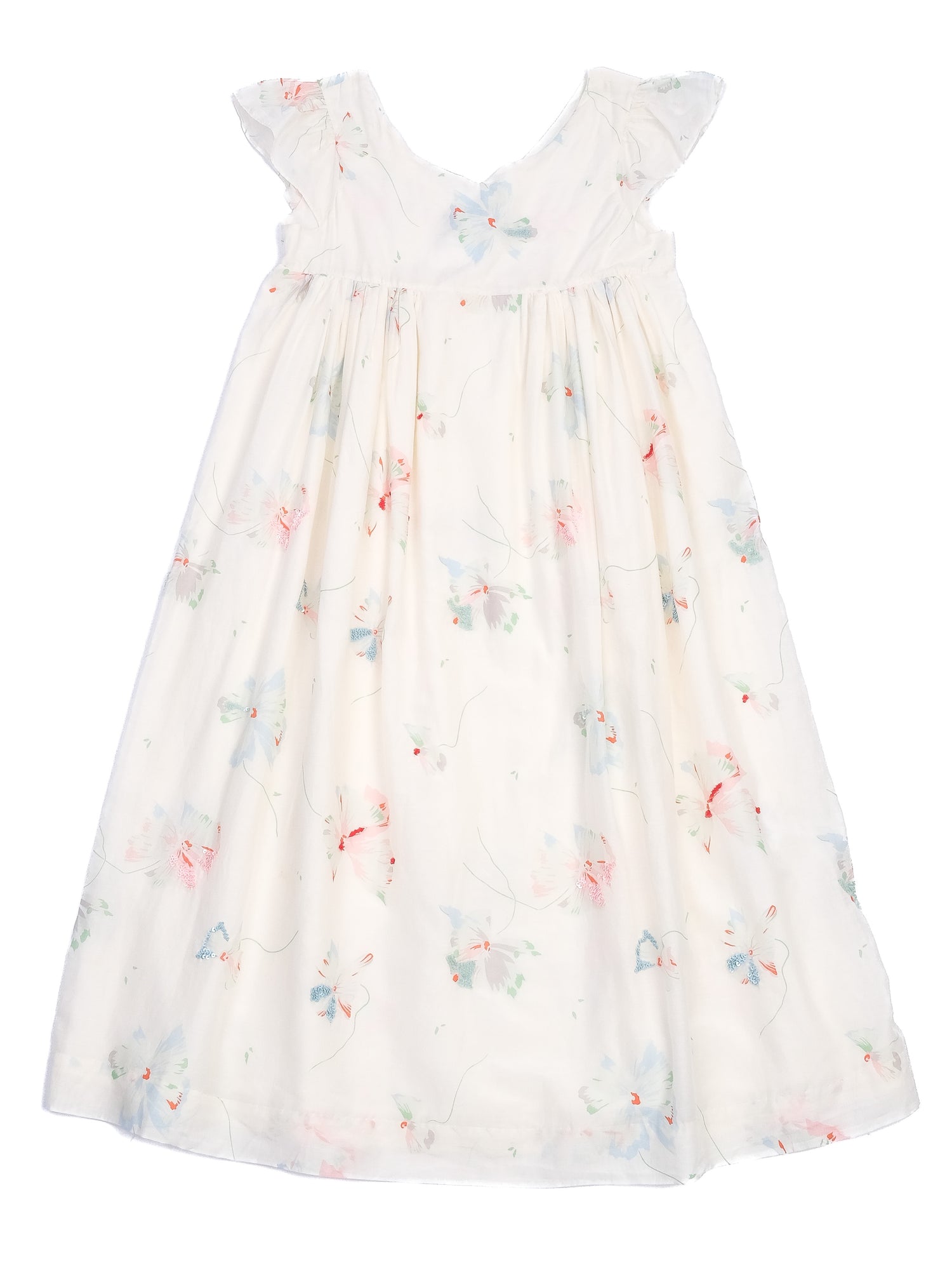 Excellent Bonpoint Sleeveless Floral Dress for Kids Size 12