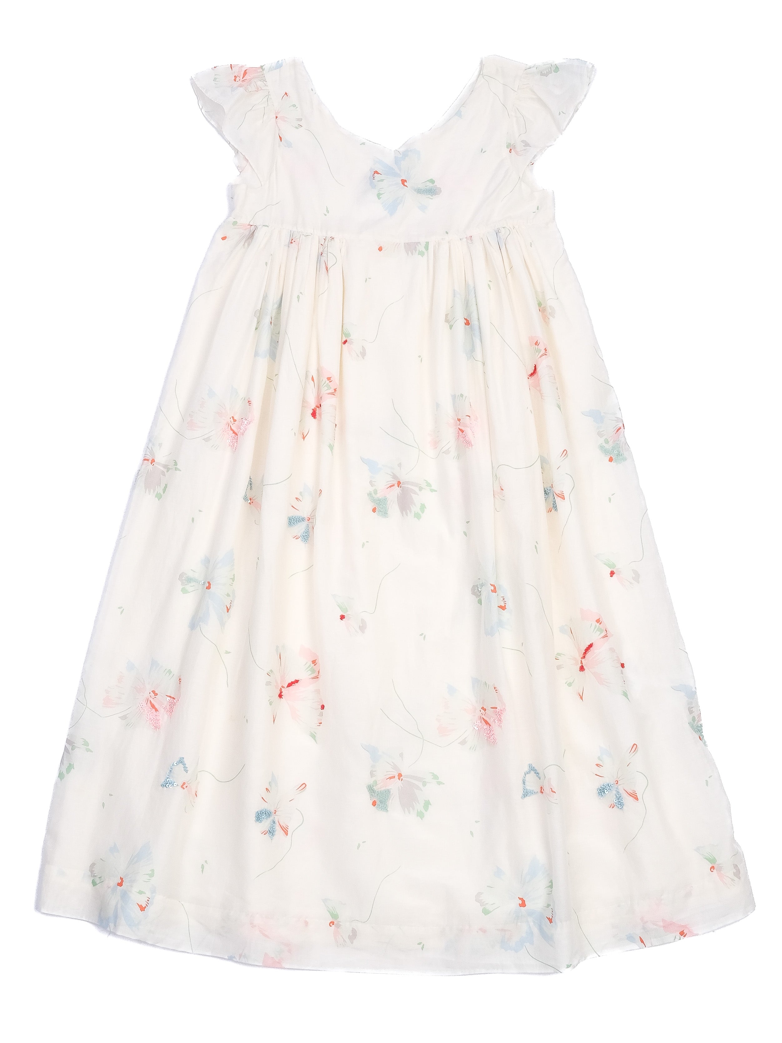 Excellent Bonpoint Sleeveless Floral Dress for Kids Size 12