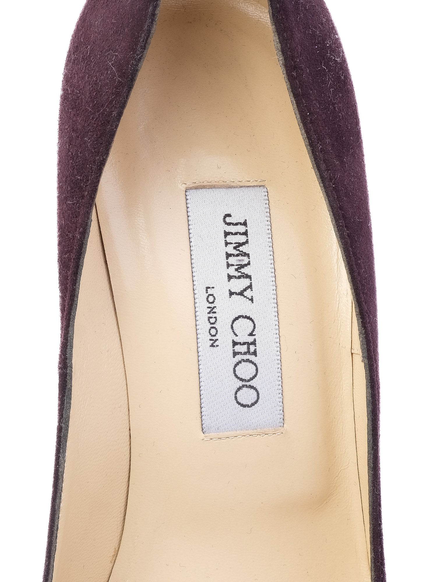 Perfect Jimmy Choo Purple Leather High Heeled Pumps Size 40