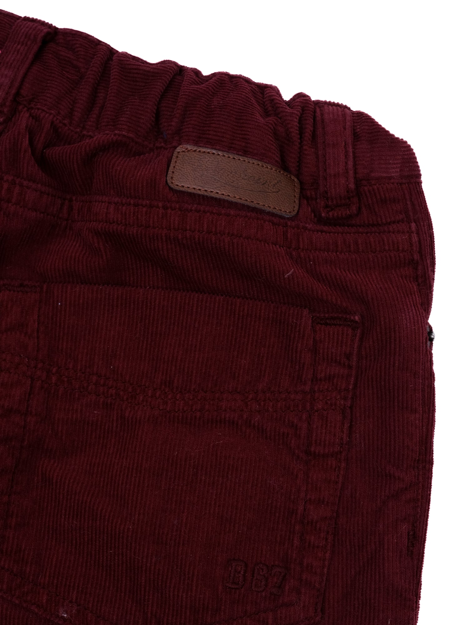 Excellent Bonpoint Red Cotton Pants Size 8 for Kids