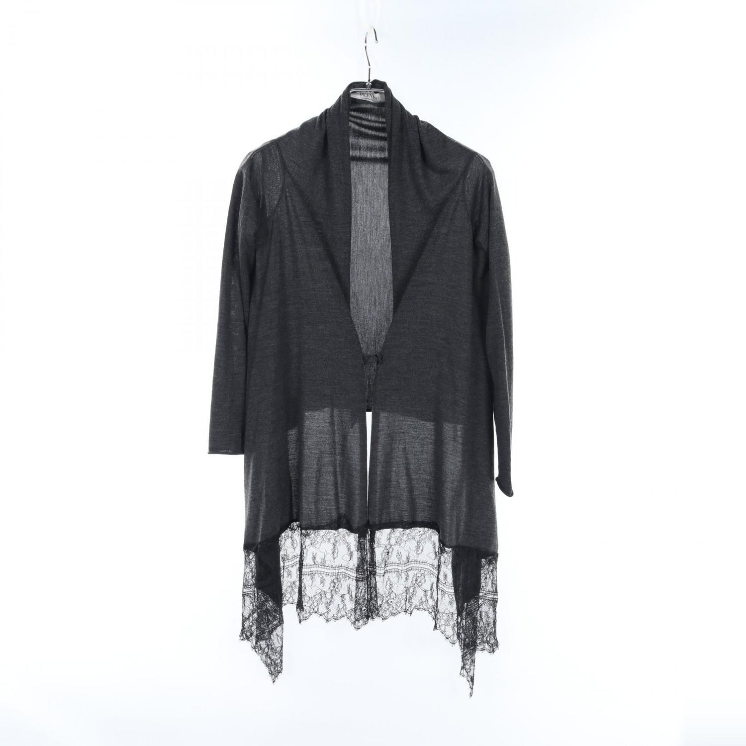 Valentino Cardigan Wool Silk Cashmere Gray S