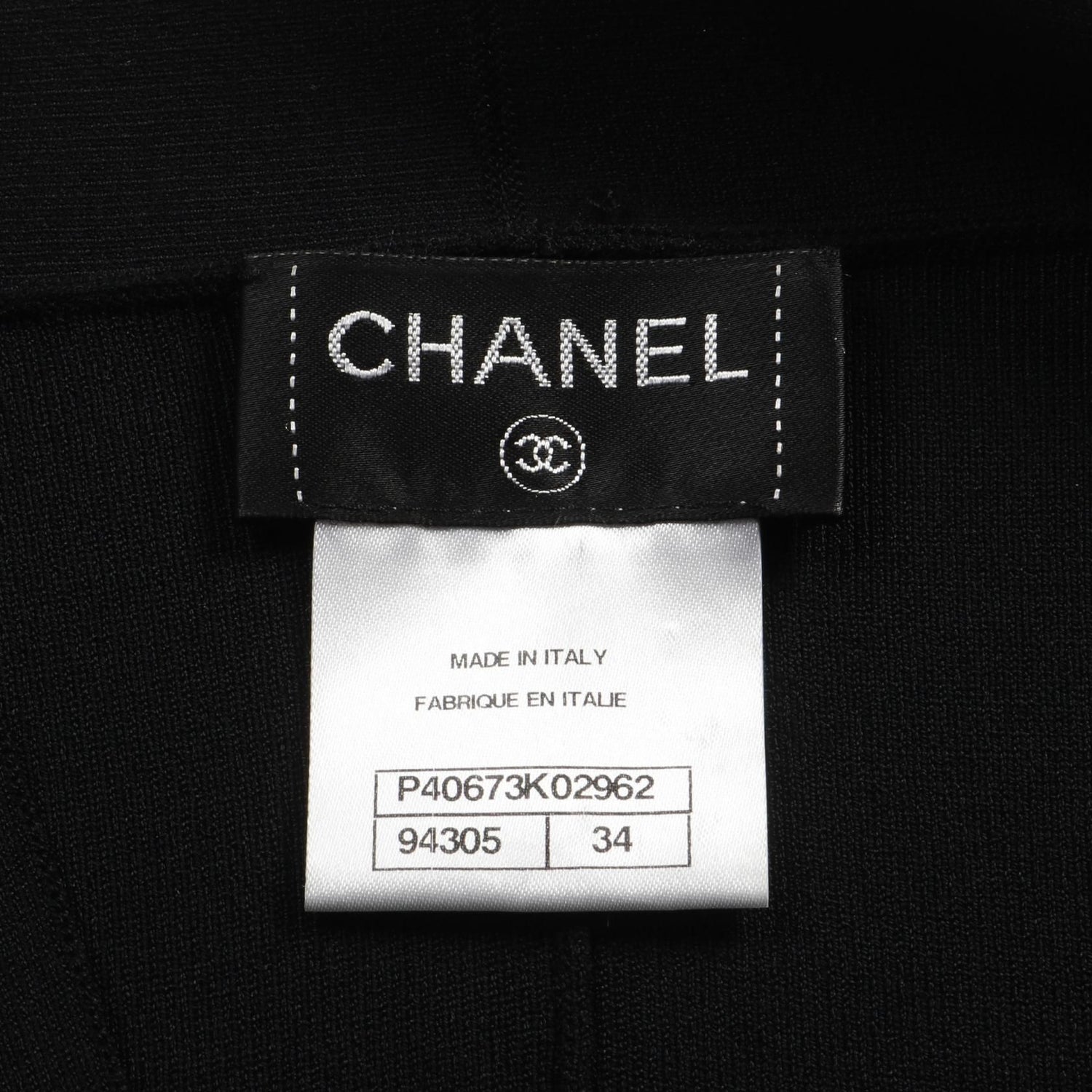 Chanel Black Coco Mark Button Cardigan Rayon P 40673k 02962