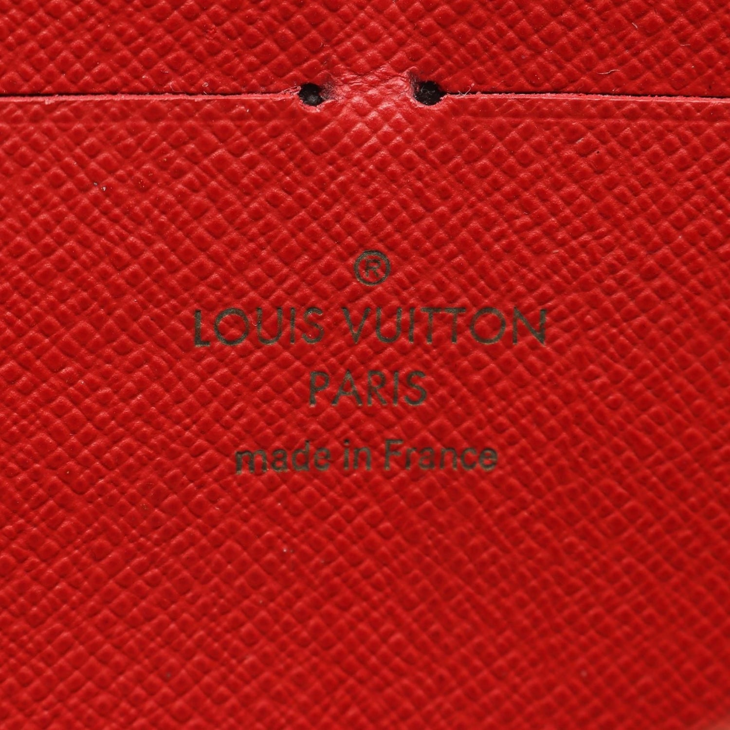 Louis Vuitton Zippy Wallet Retiro Cerise Brown Red Around Long Wallet M 61854