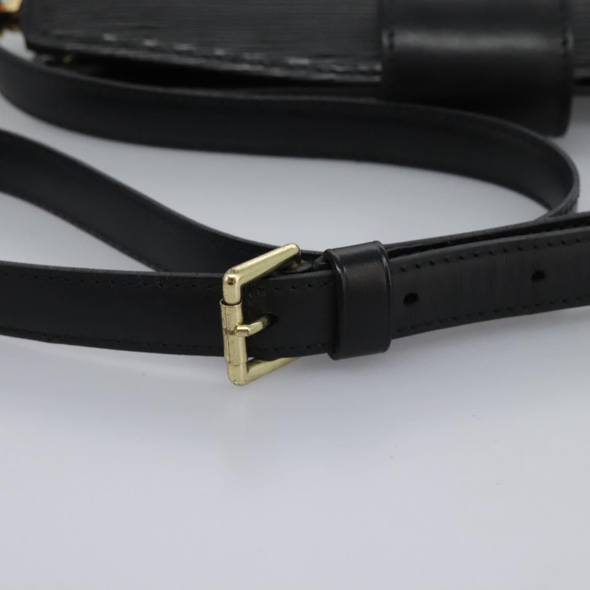 Louis Vuitton Epi Capuchin Shoulder Bag Black M 52342 Lv Auth