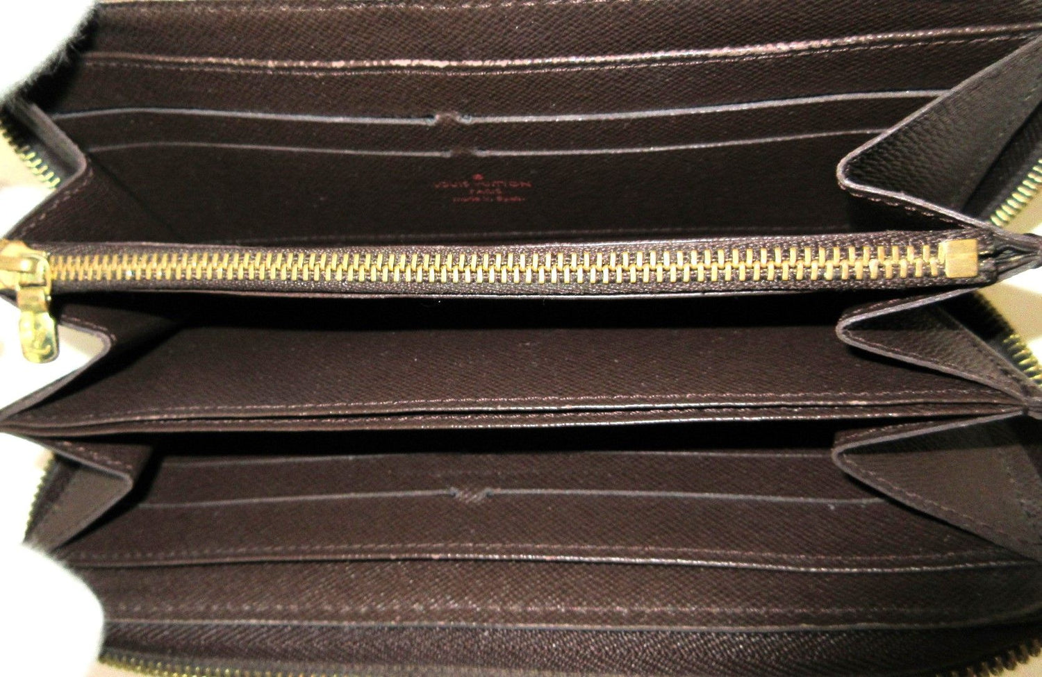 Louis Vuitton Zippy Wallet, Damier Ebene