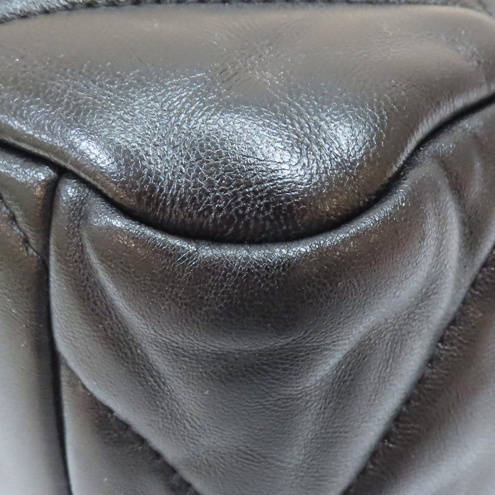 Chanel 19 Shopping Tote Bag Black Quilted Lambskin As 3660