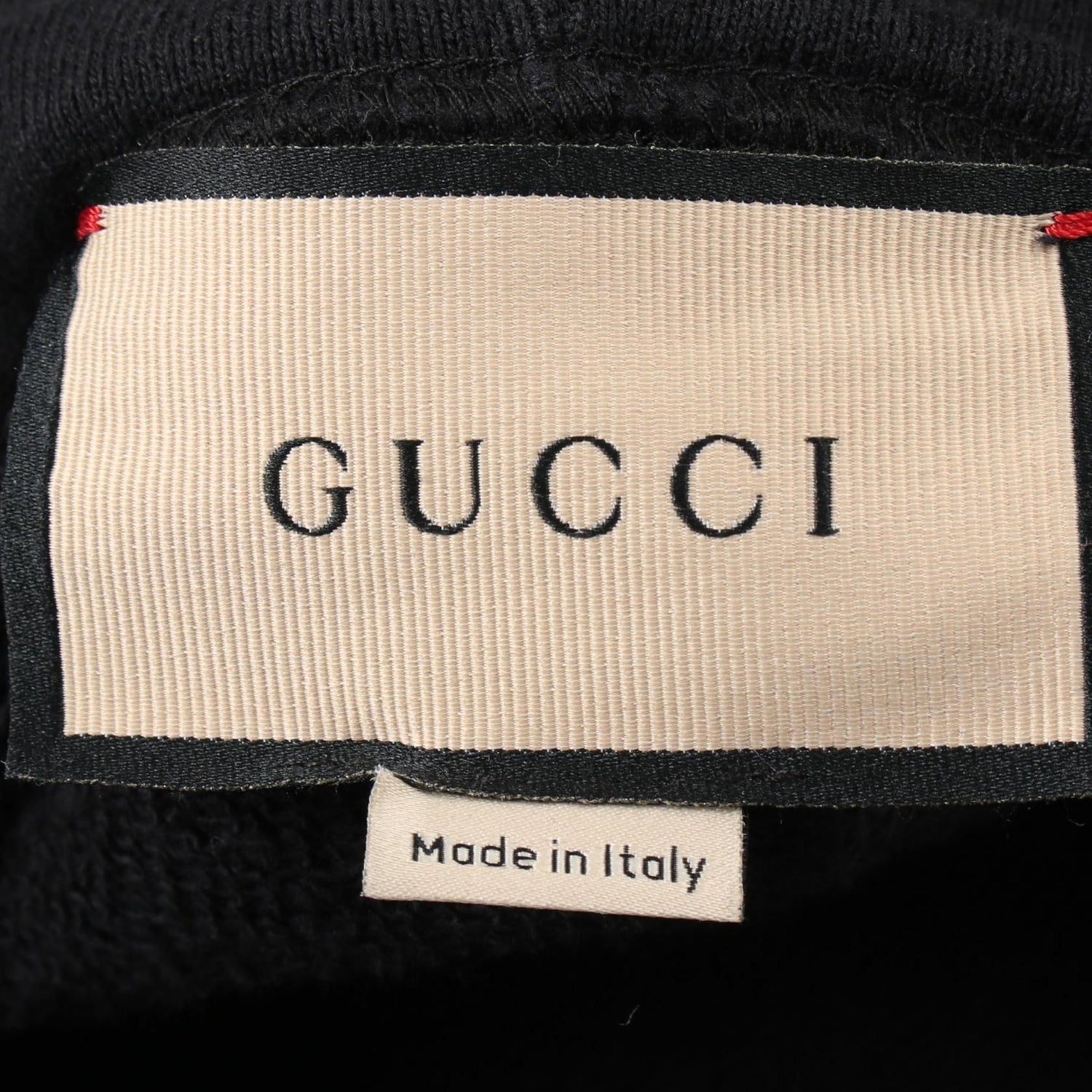 Gucci Hoodie Sweat Shirts Tops 700117 Cotton Black Multicolor Mens L