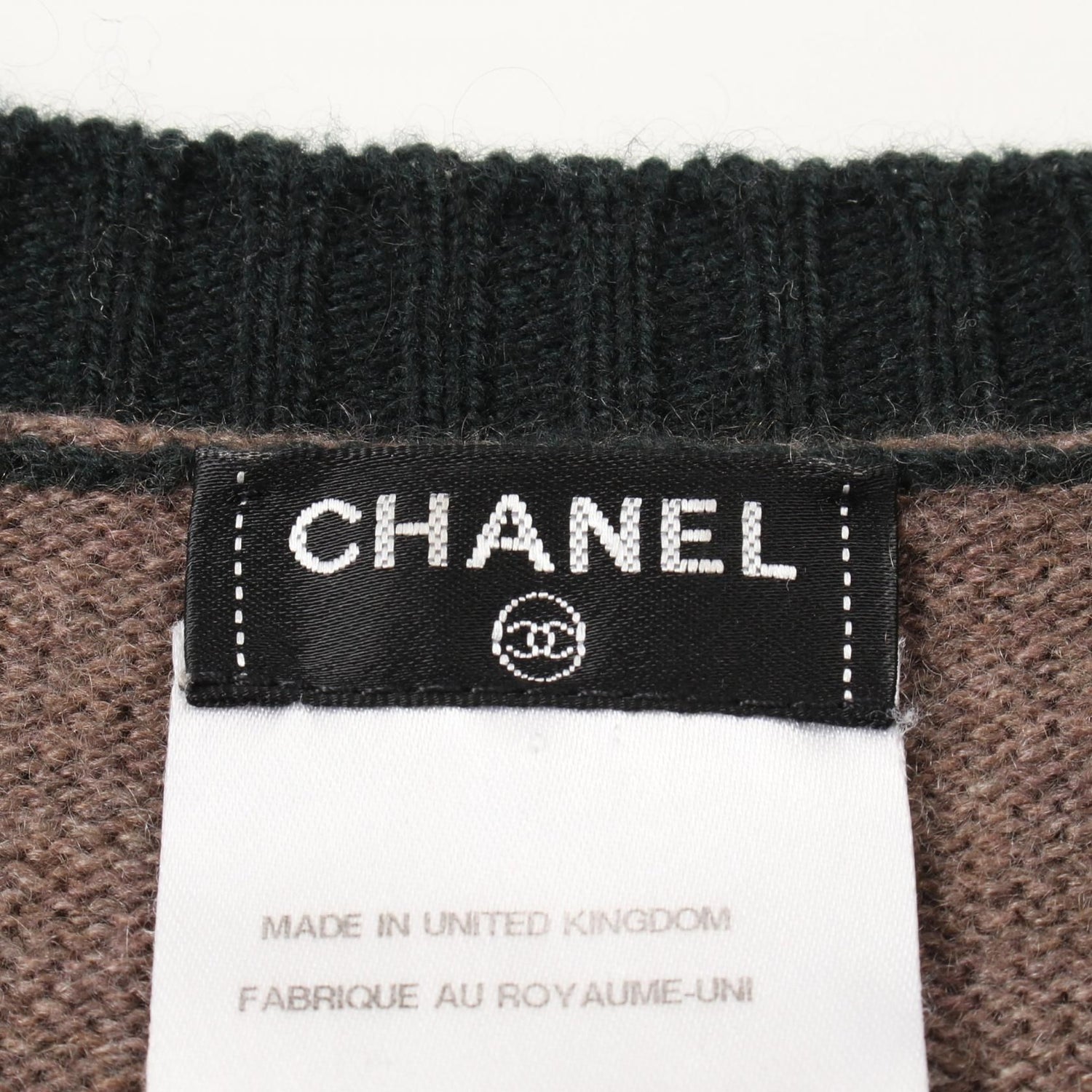 Chanel Coco Mark Turn Lock Dress P 42136k 03185 Cashmere Brown