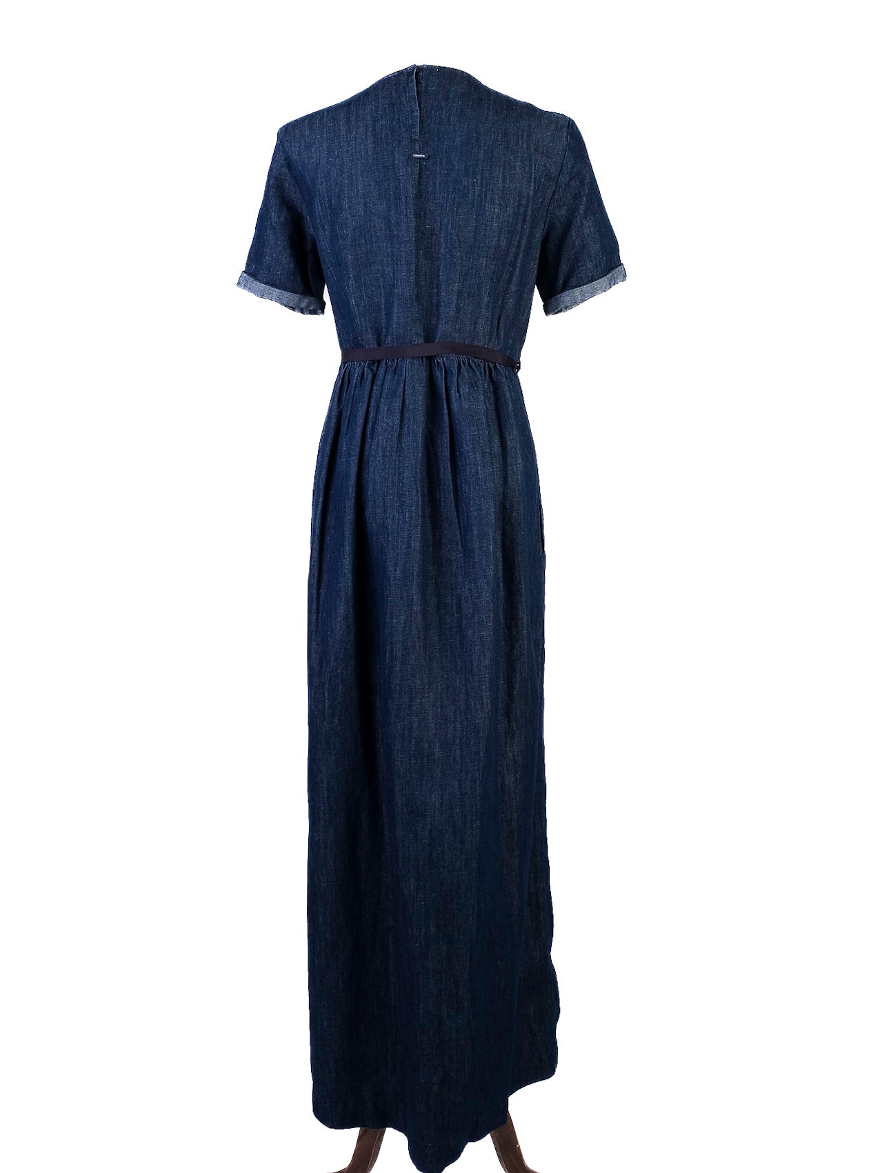 Max Mara Excellent Condition Blue Cotton Denim Dress Size S
