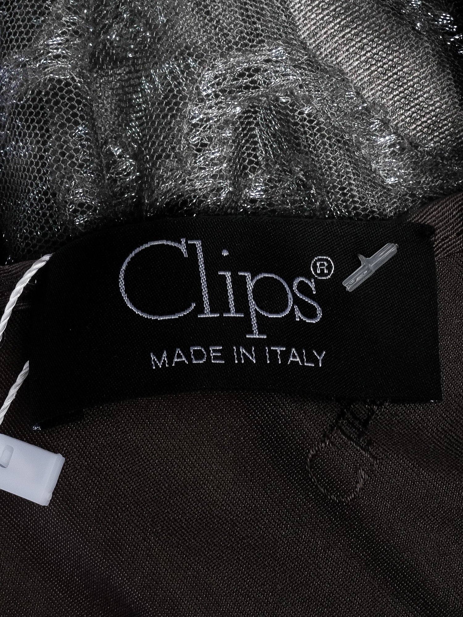 Excellent Clips Black Lace Dress XL Floral Overlay Peplum Waist