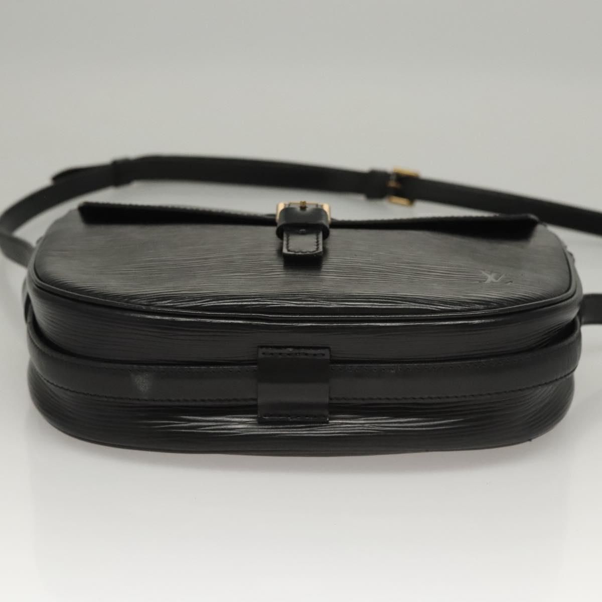 Louis Vuitton Epi Jeune Fille Mm Shoulder Bag Black M 52152 Lv Auth