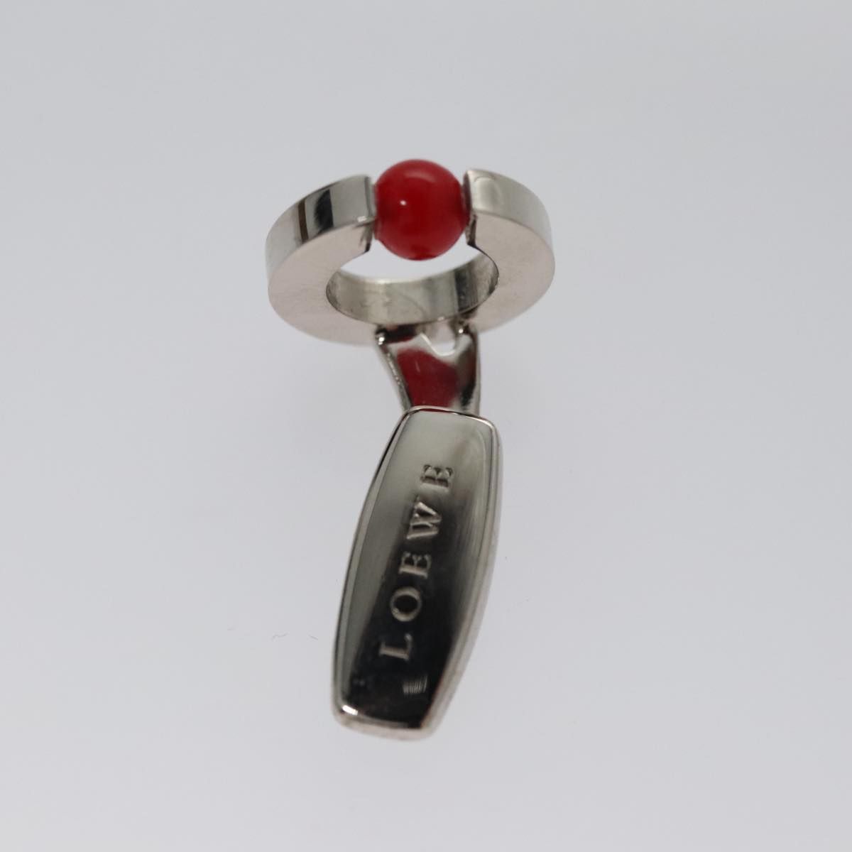 Loewe Cuffs Metal Silver Tone Auth