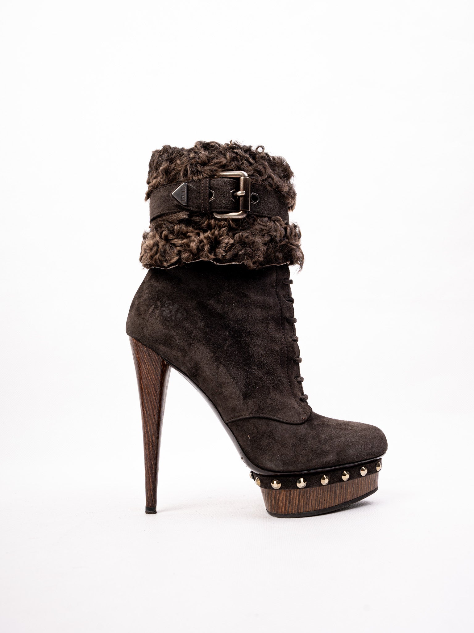 Excellent Lesilla Gray Nubuck Women&