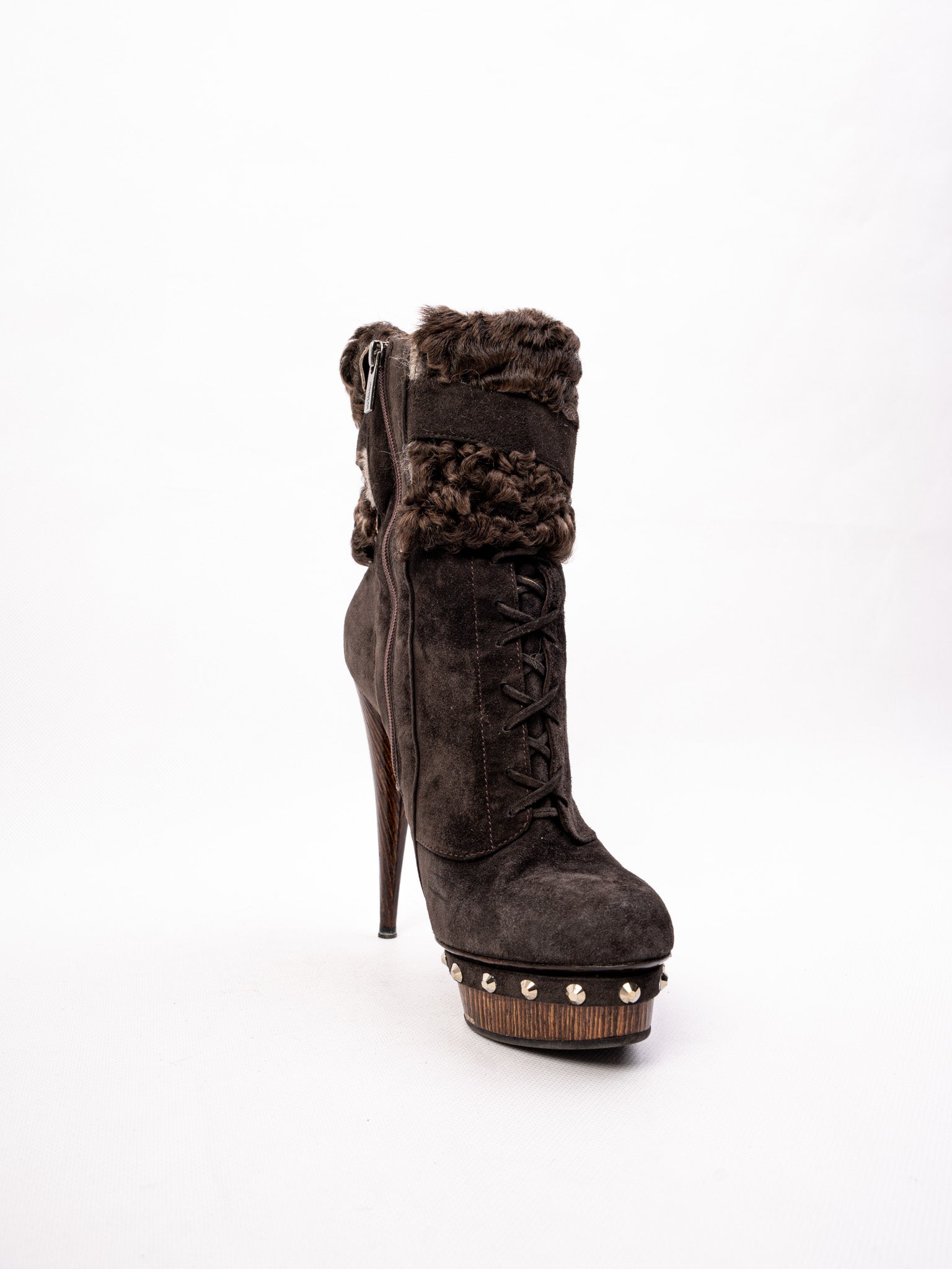 Excellent Lesilla Gray Nubuck Women&